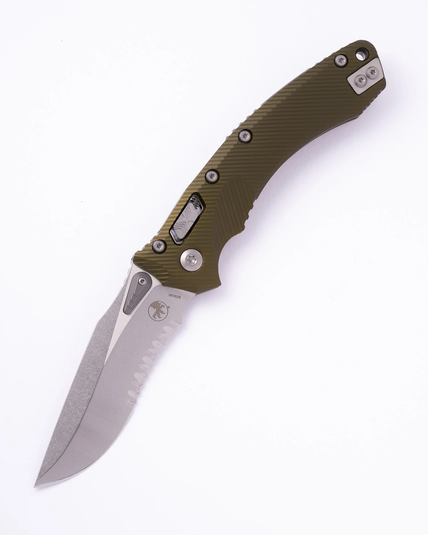 Amphibian® - RAM-LOK™ S/E Fluted OD Green Stonewash Partial Serrated (137RL-11FLOD)