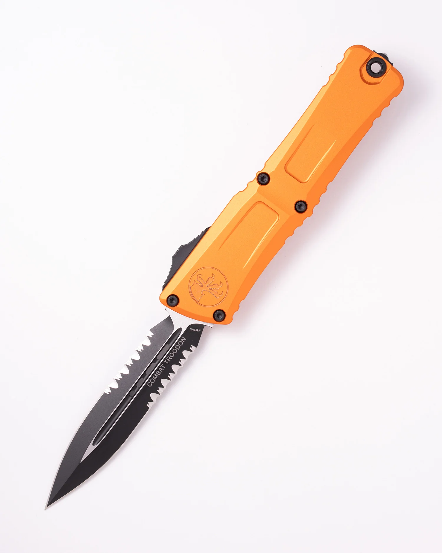 Combat Troodon® D/E Gen III Black Partial Serrate Orange (1142-2OR)