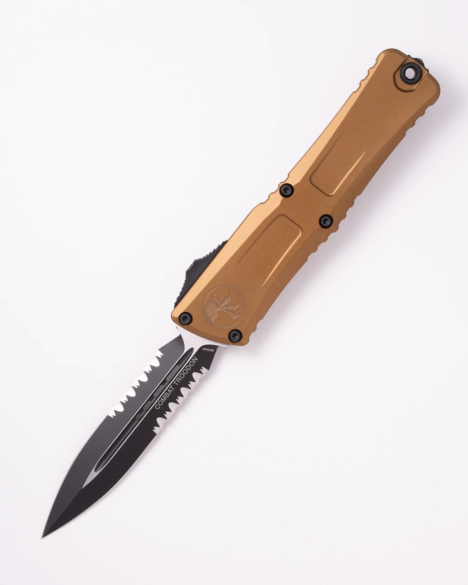 Combat Troodon® D/E Gen III Black Partial Serrated Tan (1142-2TA)