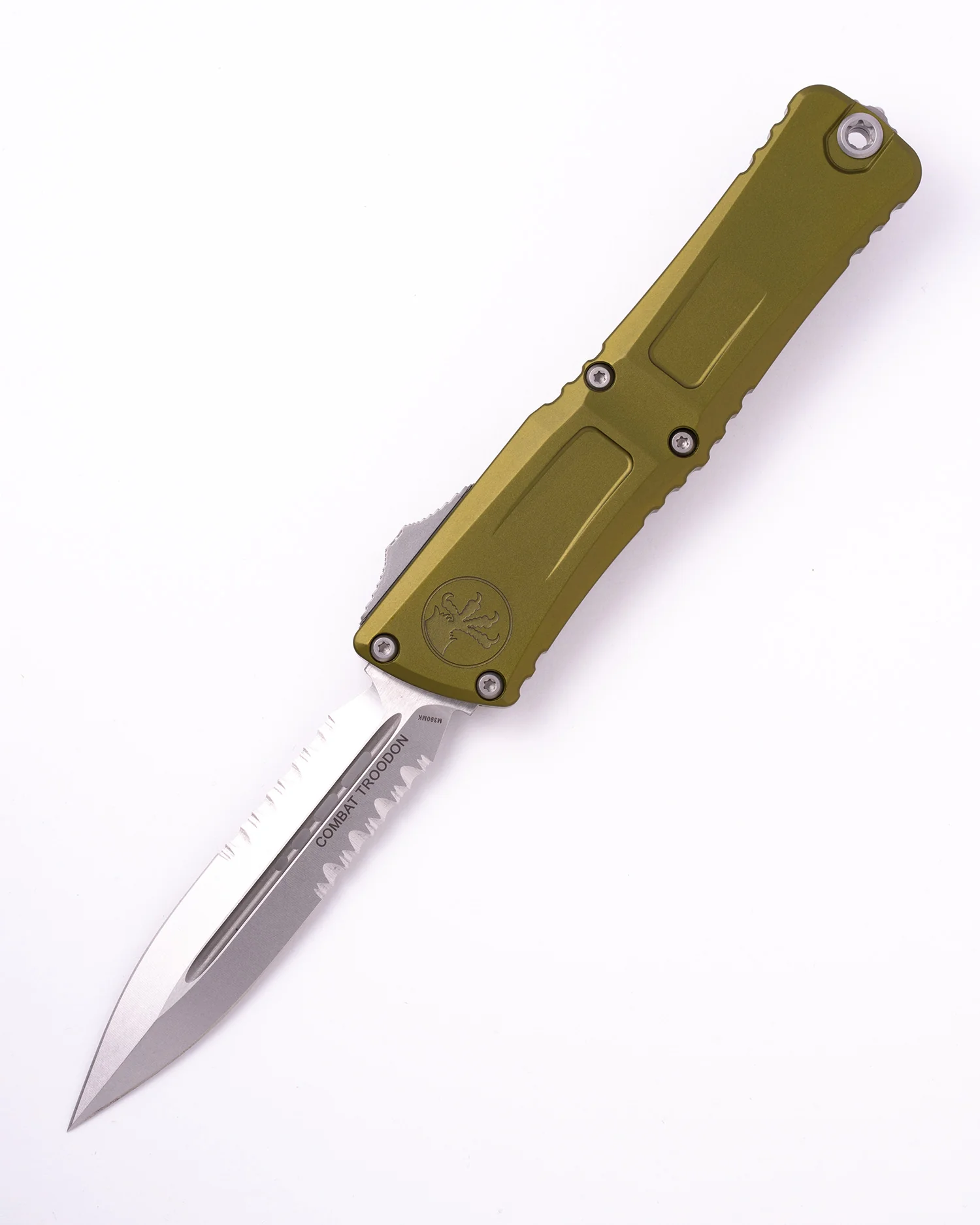 Combat Troodon® D/E Gen III OD Green Stonewash Partial Serrated (1142-11OD)