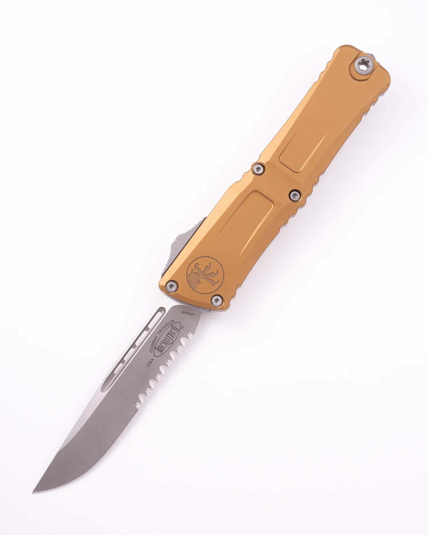 Combat Troodon® S/E Gen III Apocalyptic® Partial Serrated Tan (1143-11APTA)