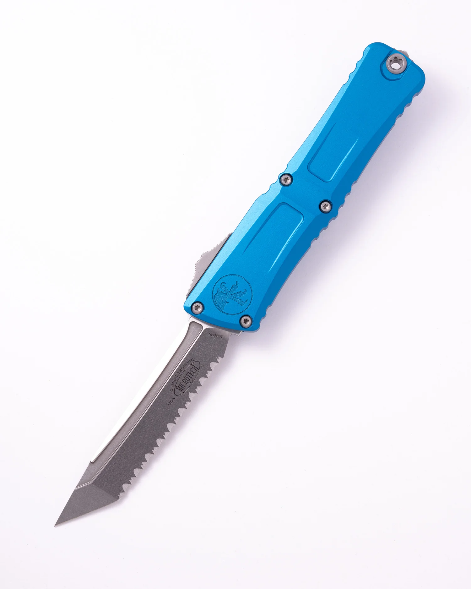 Combat Troodon® T/E Gen III Blue Stonewash Full Serrated (1144-12BL)