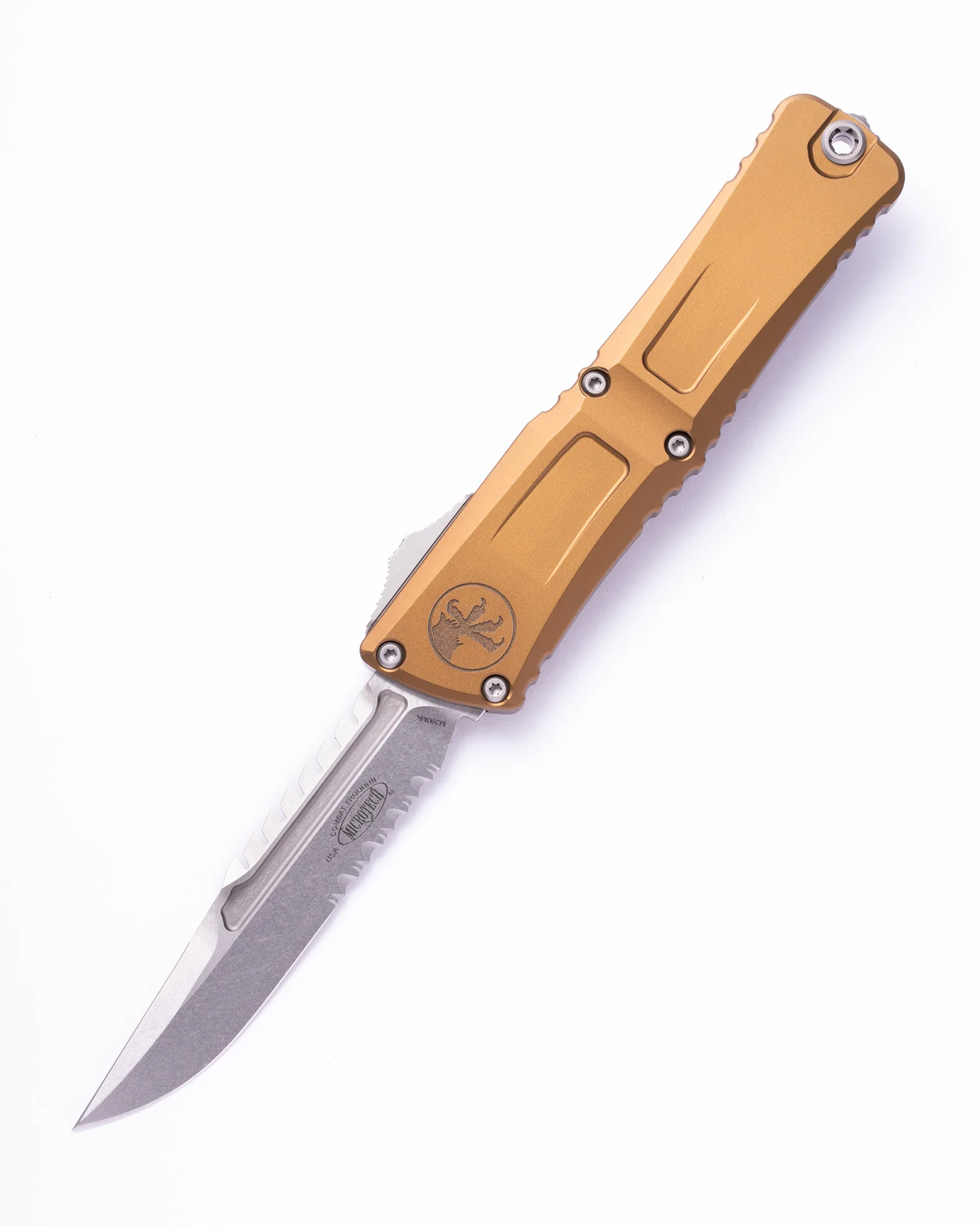 COMBAT TROODON GEN III INTERCEPTOR STONEWASH PART SERRATE TAN SIGNATURE SERIES (1217-11TAS)
