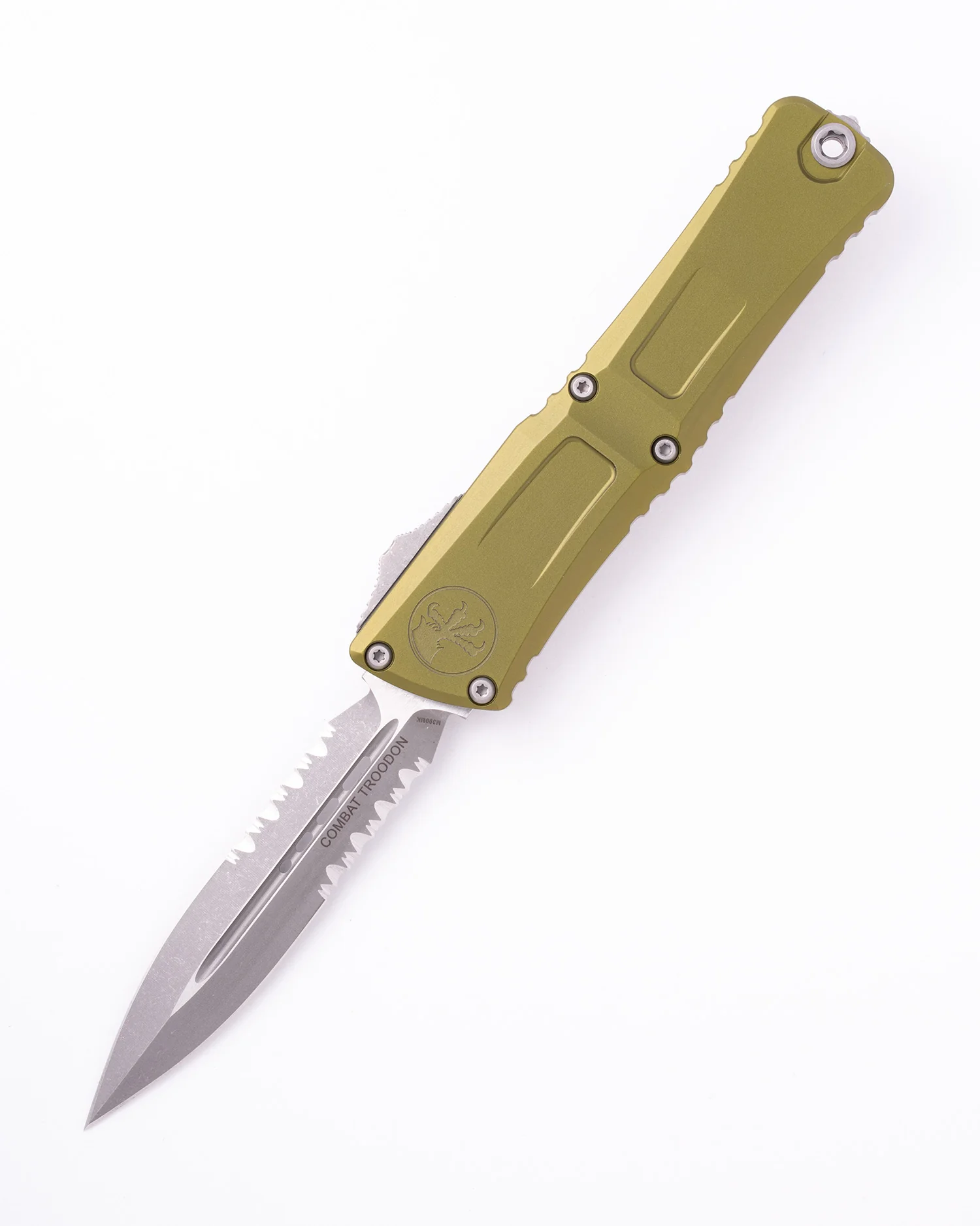 Combat Troodon LT Gen III D/E Apocalyptic Partial Serrate OD Green (1142-11APOD)