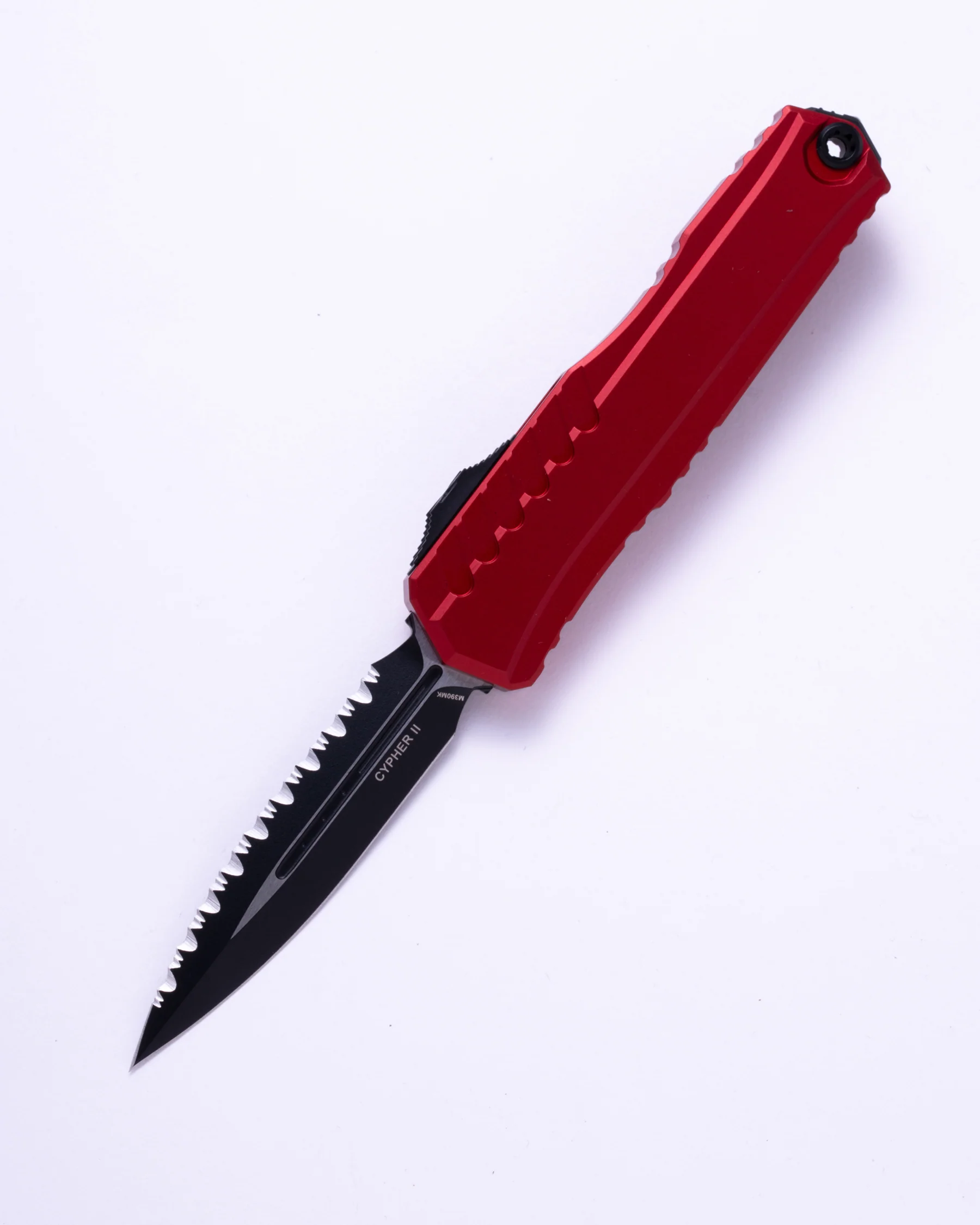 CYPHER II D/E BLACK FULL SERRATE RED (1242-3RD) FACTORY SECOND