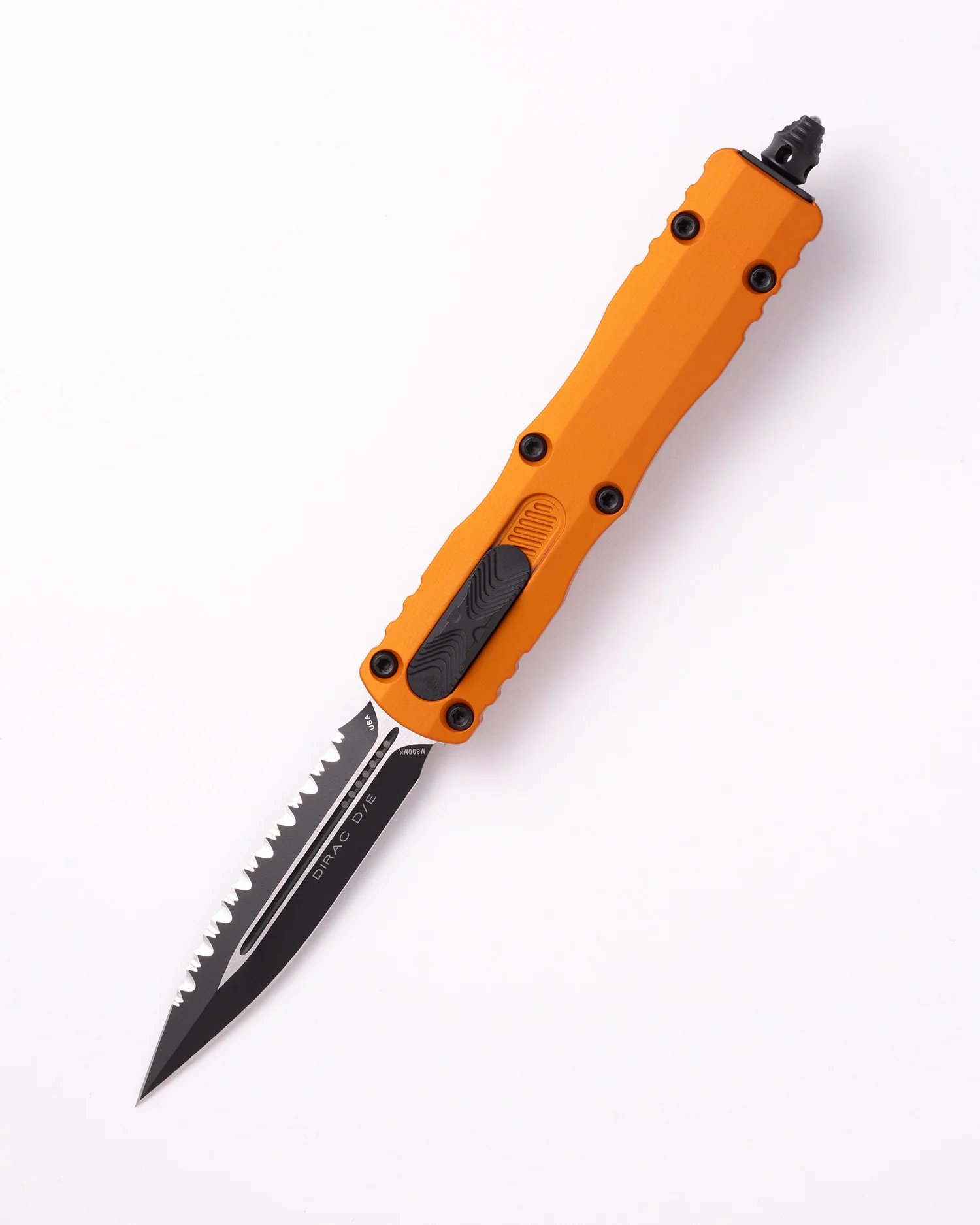 DIRAC D/E BLACK FULL SERRATE ORANGE TANGERINE (225-3OT)