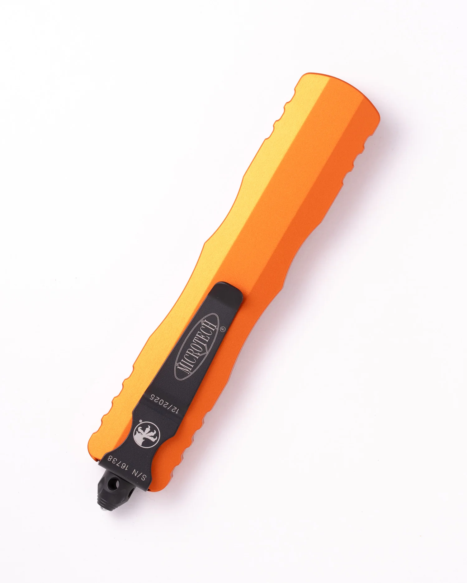 Dirac Delta® D/E Black Full Serrate Orange (227-3OR) - Image 2