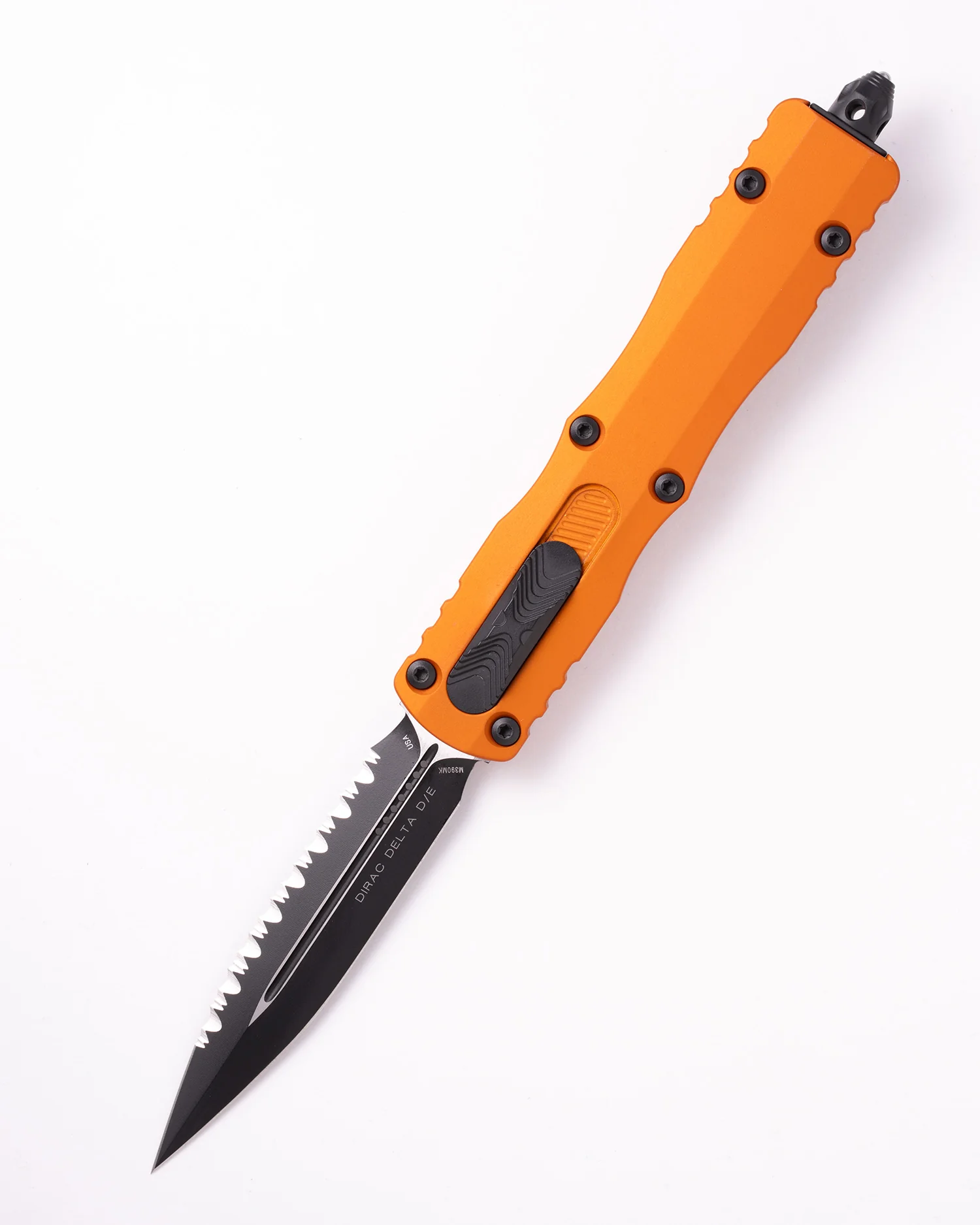 DIRAC DELTA D/E BLACK FULL SERRATE ORANGE TANGERINE (227-3OT)