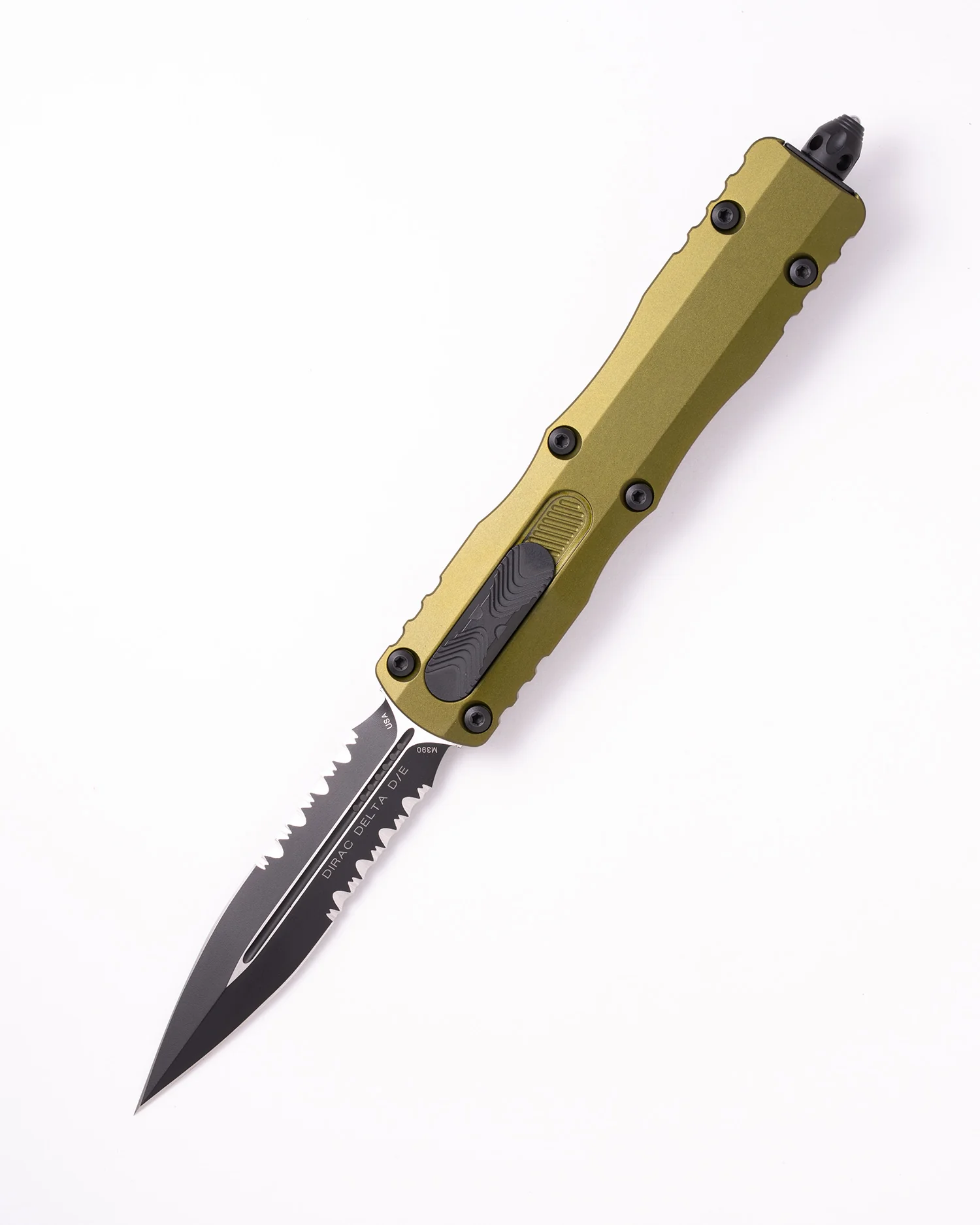 DIRAC DELTA D/E BLACK PART SERRATE OD GREEN (227-2OD)