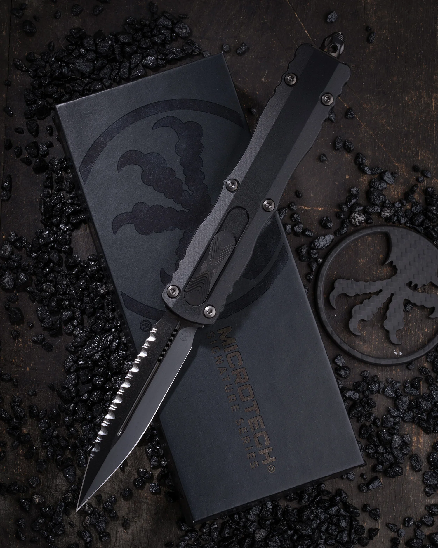 DIRAC DELTA D/E FULL SERRATE DLC SHADOW SIGNATURE SERIES (227-3DLCTSH)