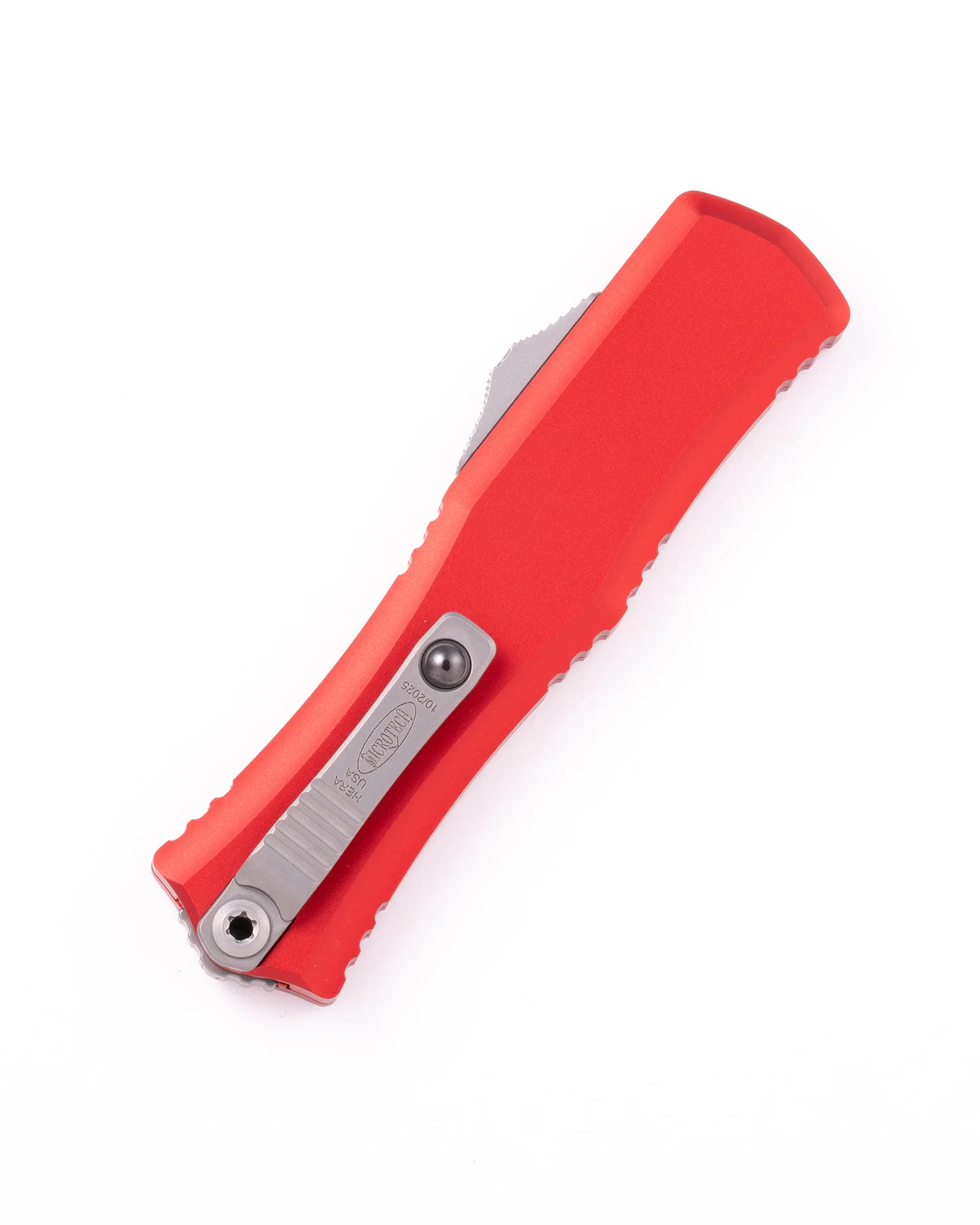 Hera® II Mini D/E Stonewash Full Serrate Red (1702M-12RD) - Image 2