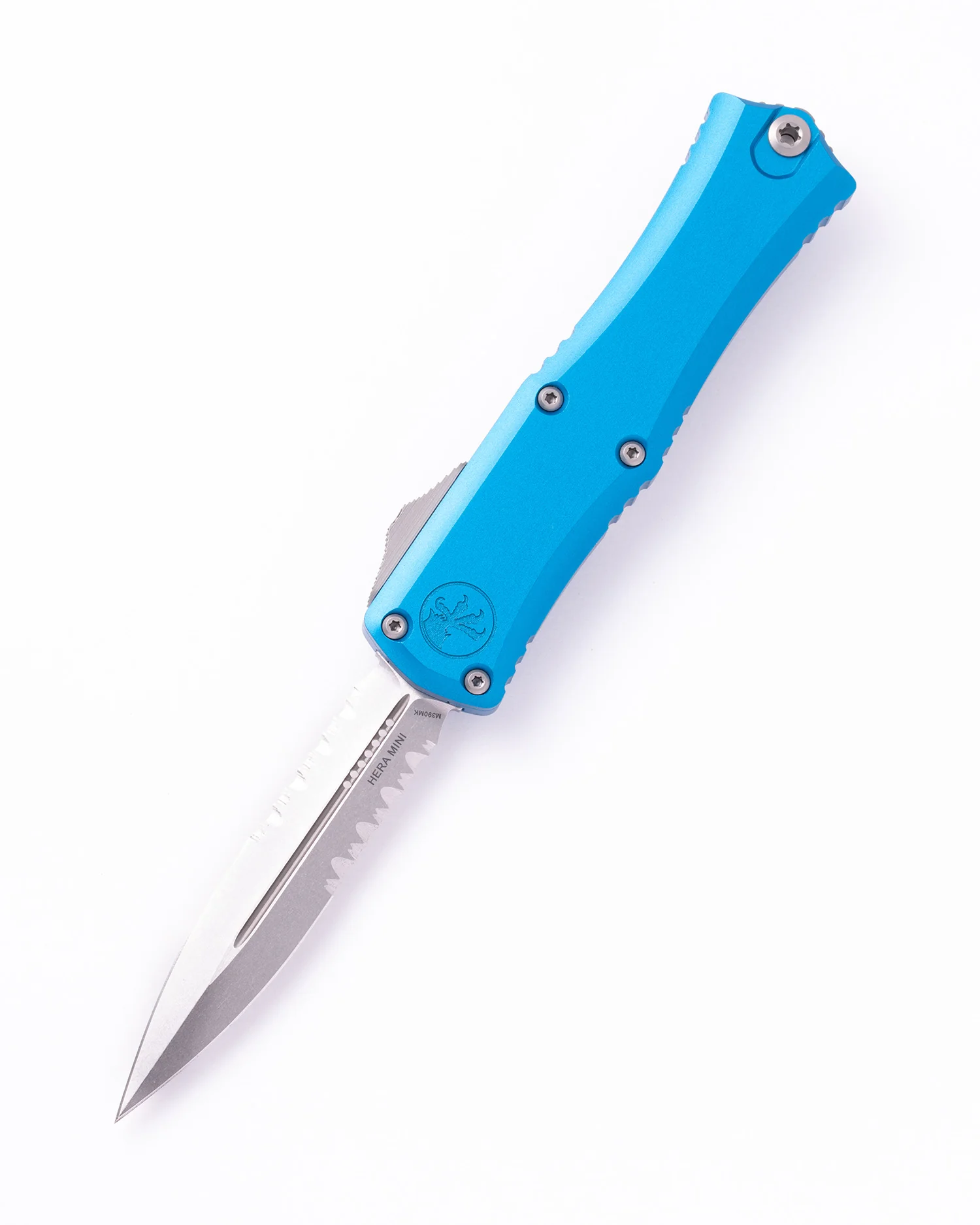 Hera® II Mini D/E Stonewash Partial Serrate Blue (1702M-11BL)