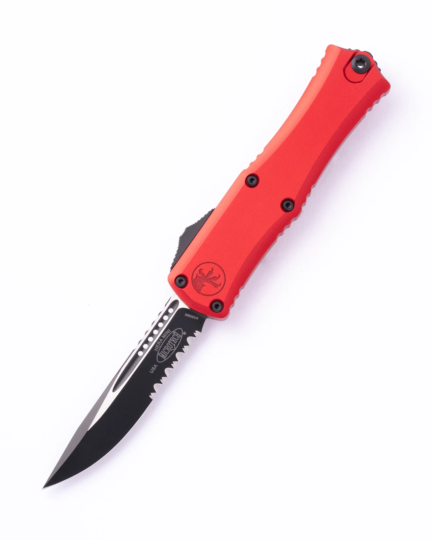 Hera® II Mini S/E Black Part Serrate Red (1703M-2RD)
