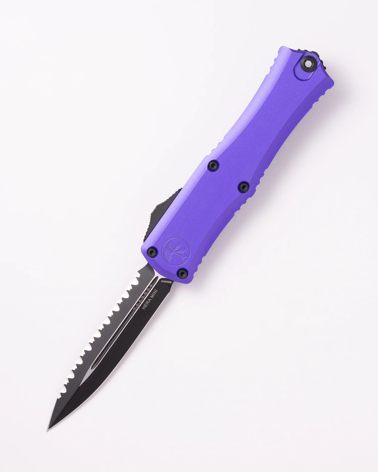 Hera® Mini D/E BLACK FULL SERRATE PURPLE (1702M-3PU)