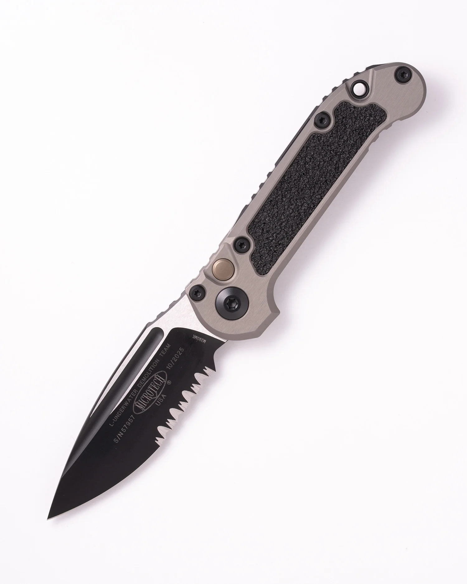 L.U.D.T.® GEN III S/E BLACK PART SERRATE NATURAL CLEAR (1135-2NC)