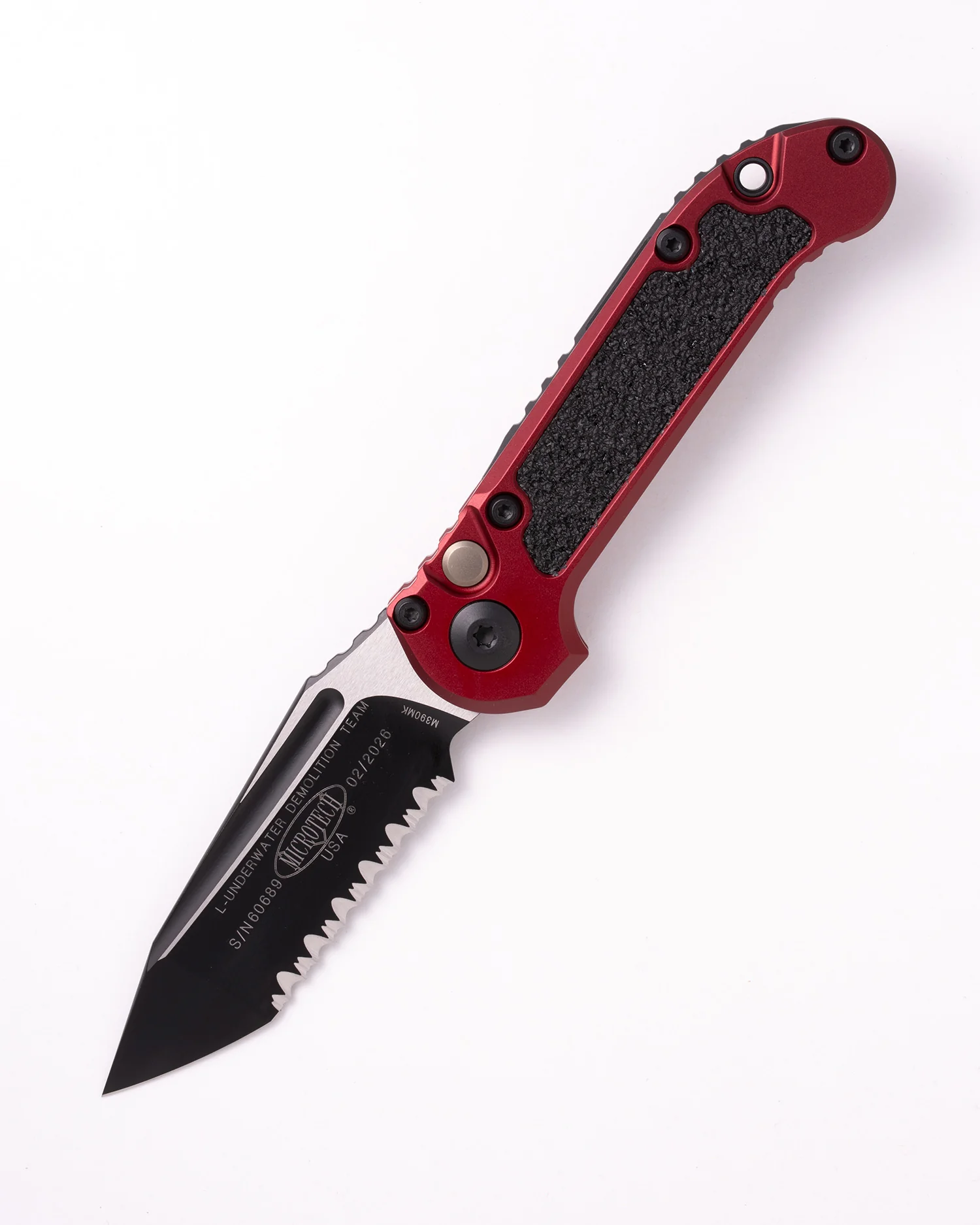 L.U.D.T.® Gen III T/E Black Full Serrate Merlot (1136-3MR)
