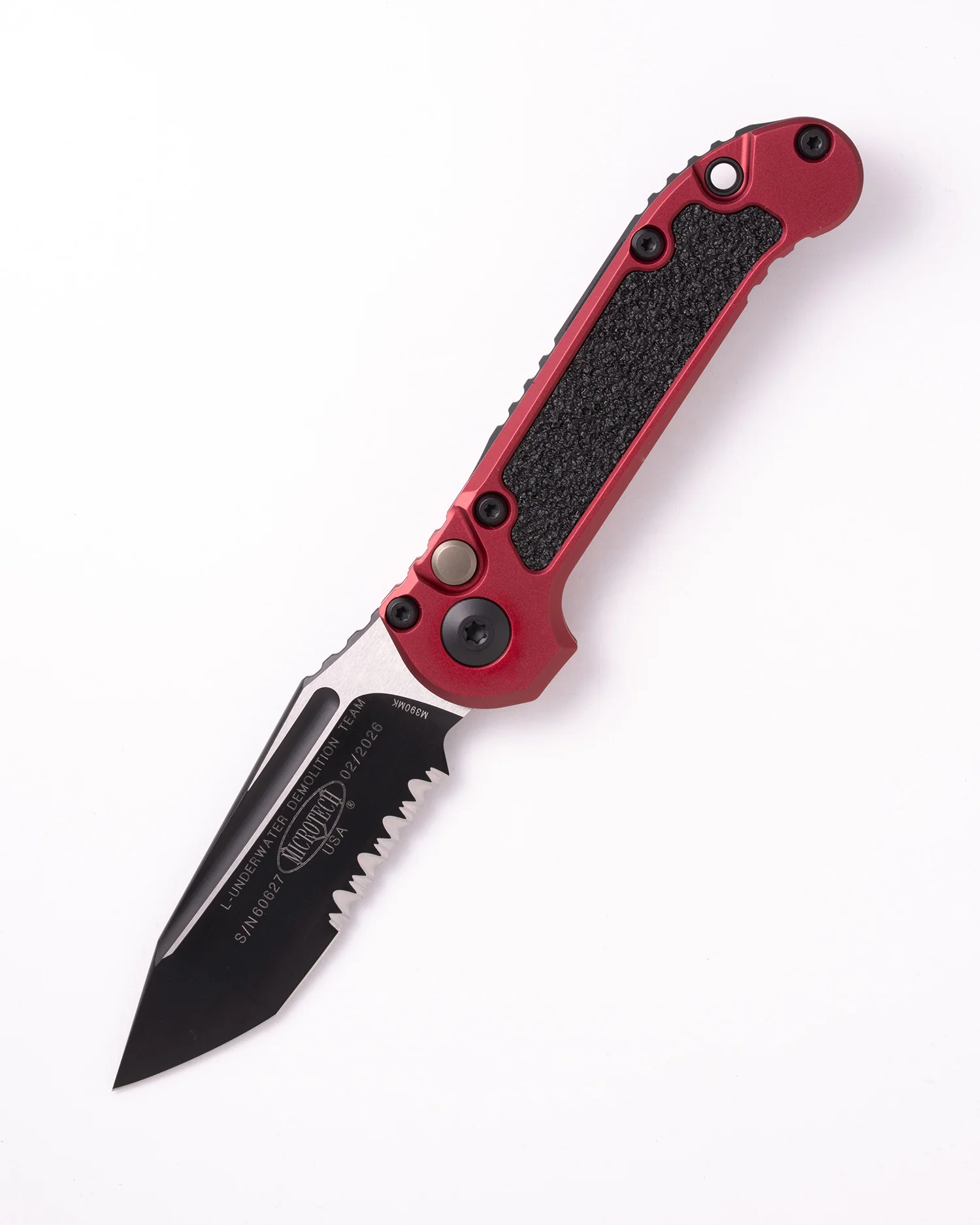 L.U.D.T.® GEN III T/E BLACK PART SERRATE MERLOT (1136-2MR)