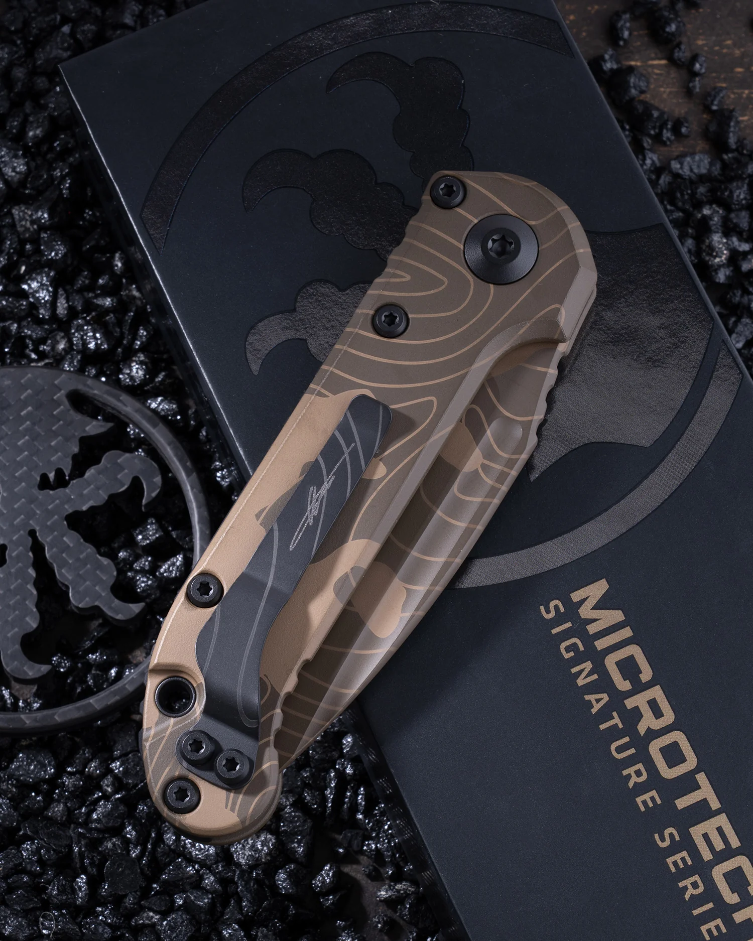 L.U.D.T.® S/E GEN III Signature Series Smooth Handle Topographic Badlands Camo Standard - Image 2