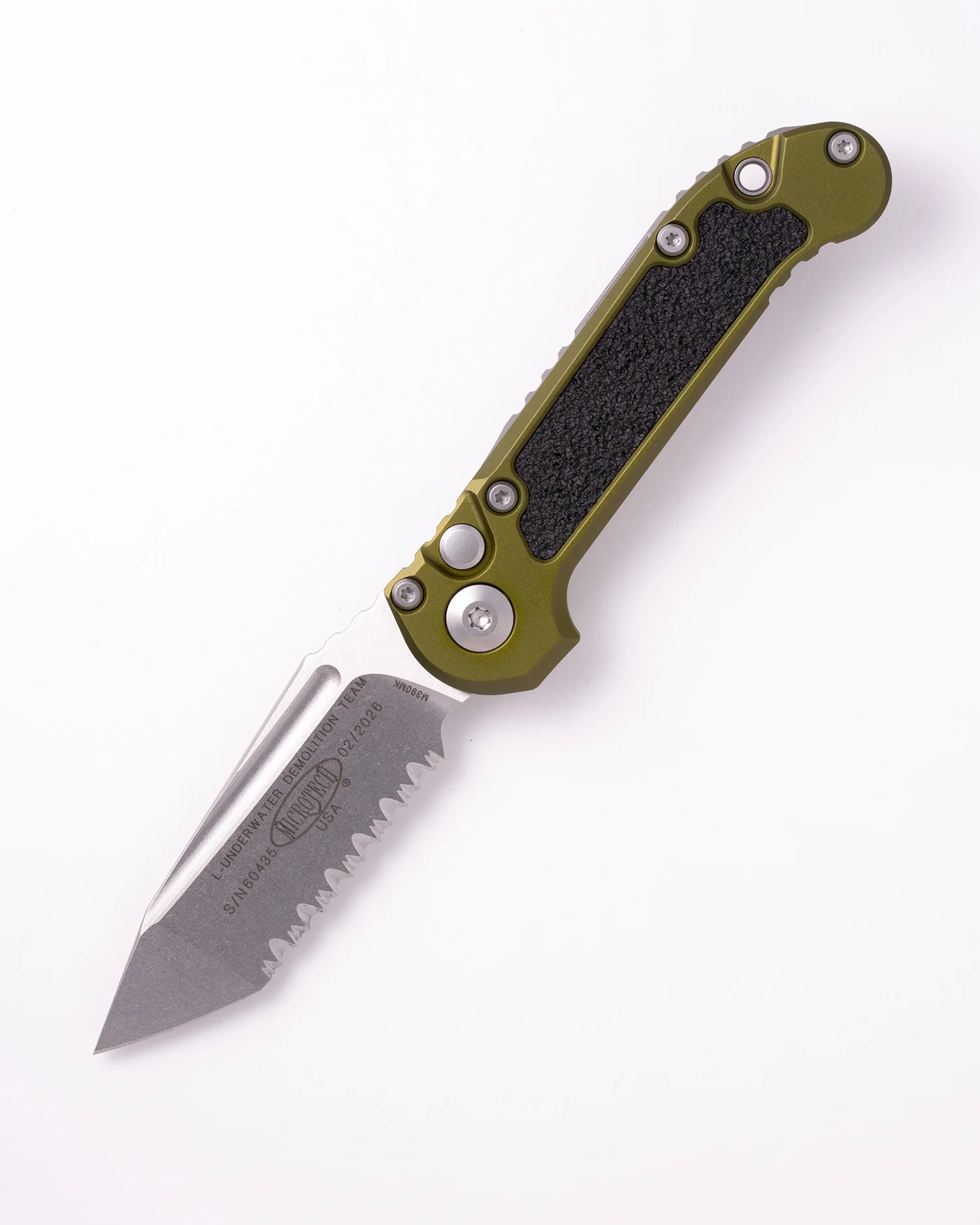 L.U.D.T.® T/E Gen III OD Green Stonewash Full Serrated (1136-12OD)