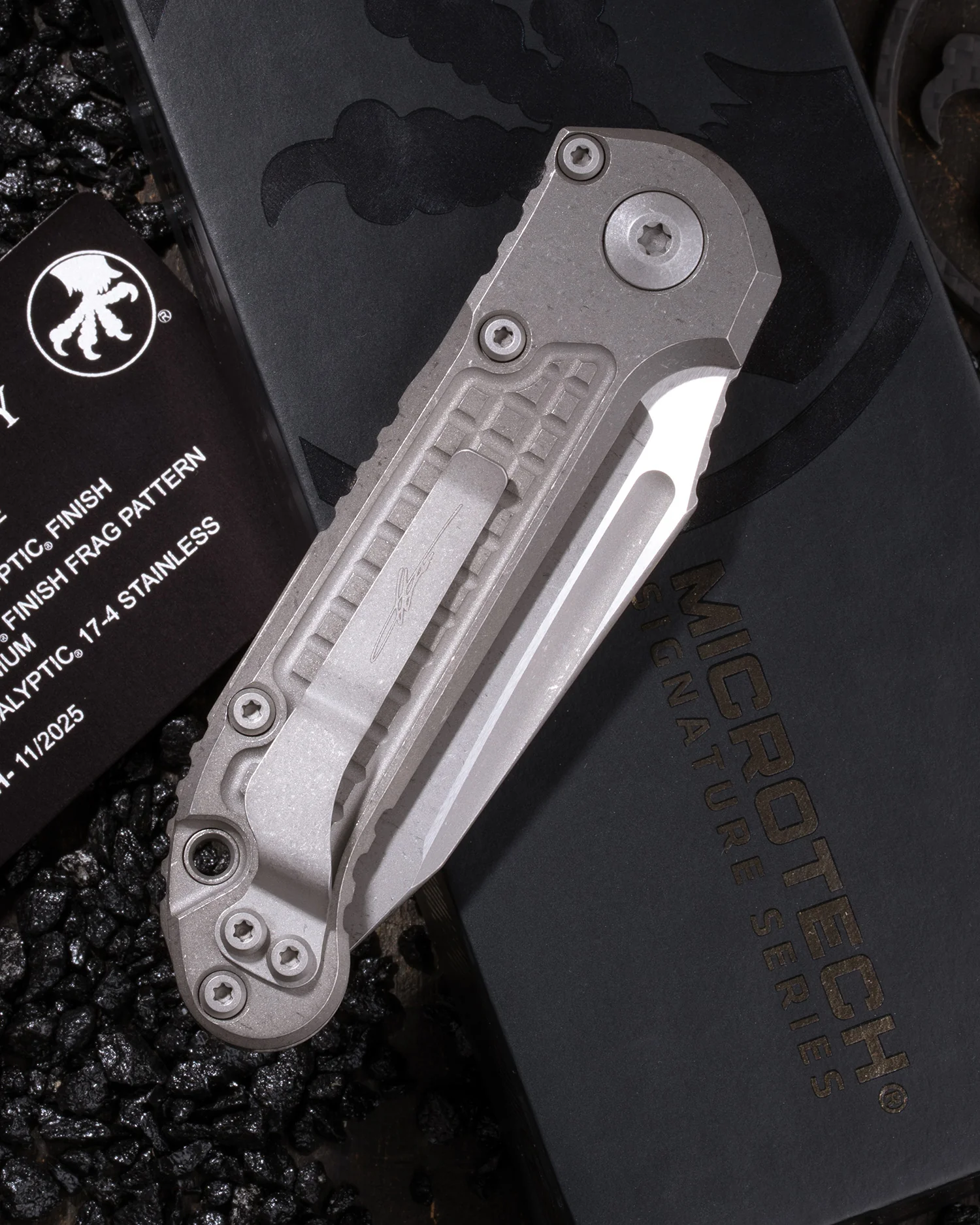 L.U.D.T – TANTO EDGE MARFIONE SELECT APOCALYPTIC FINISH APOCALYPTIC FINISH FRAG PATTERN TITATIUM APOCALYPTIC STAINLESS - Image 2