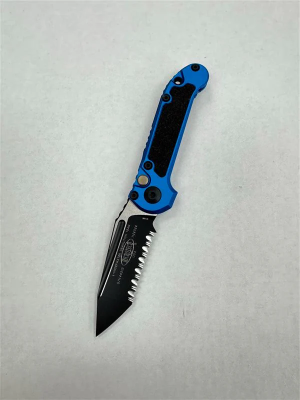 LUDT GEN III T/E BLACK FULL SERRATE BLUE (1136-3BL)