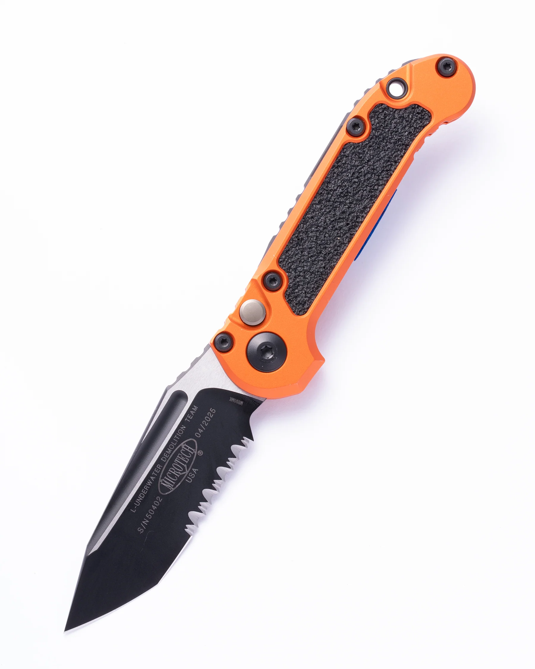 LUDT GEN III T/E BLACK PART SERRATE ORANGE (1136-2OR) FACTORY SECOND
