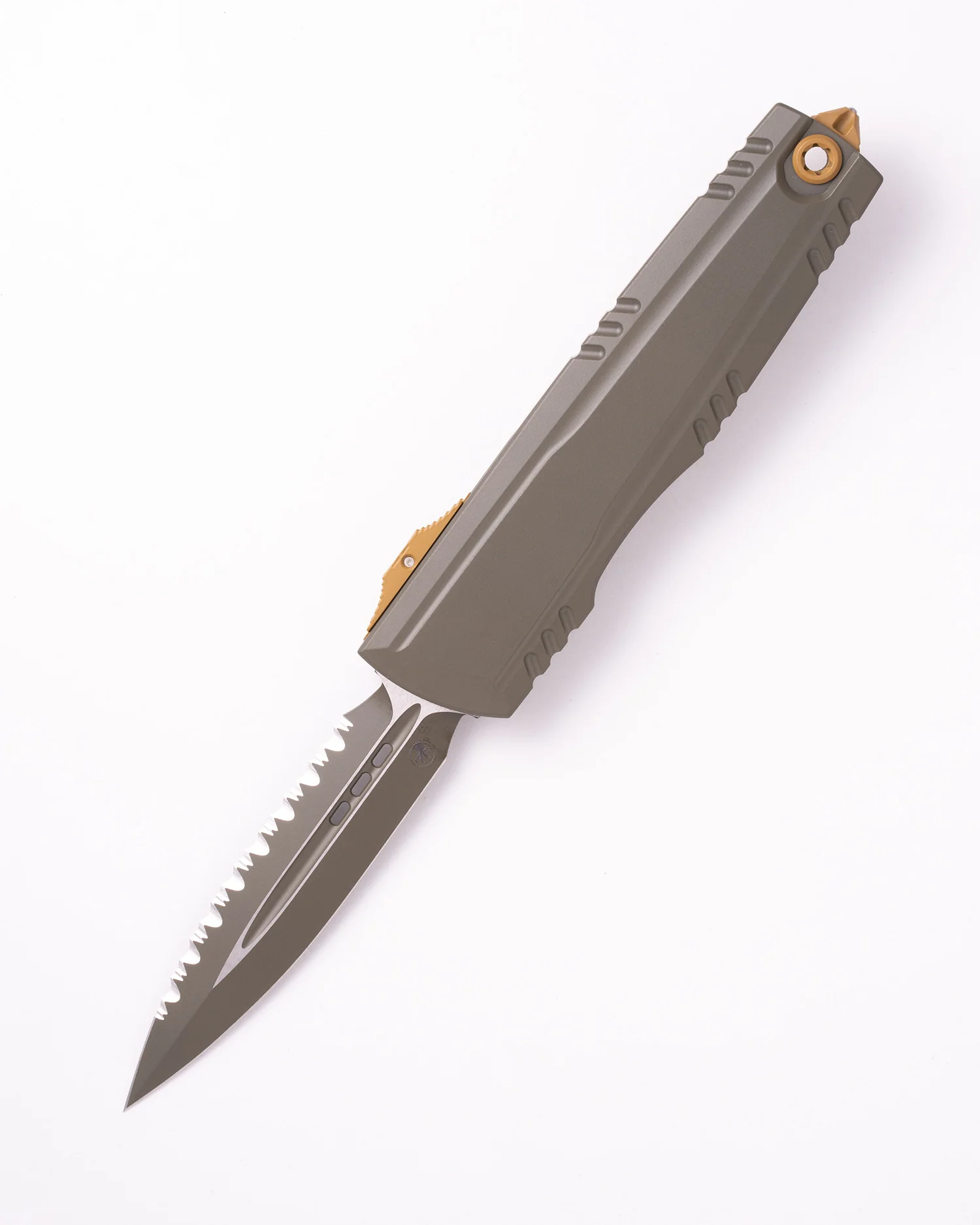 Luminary ZBP D/E Signature Series Moss Green Full Serrated Tritium Button Insert (1270-3MGS-C21Z26)