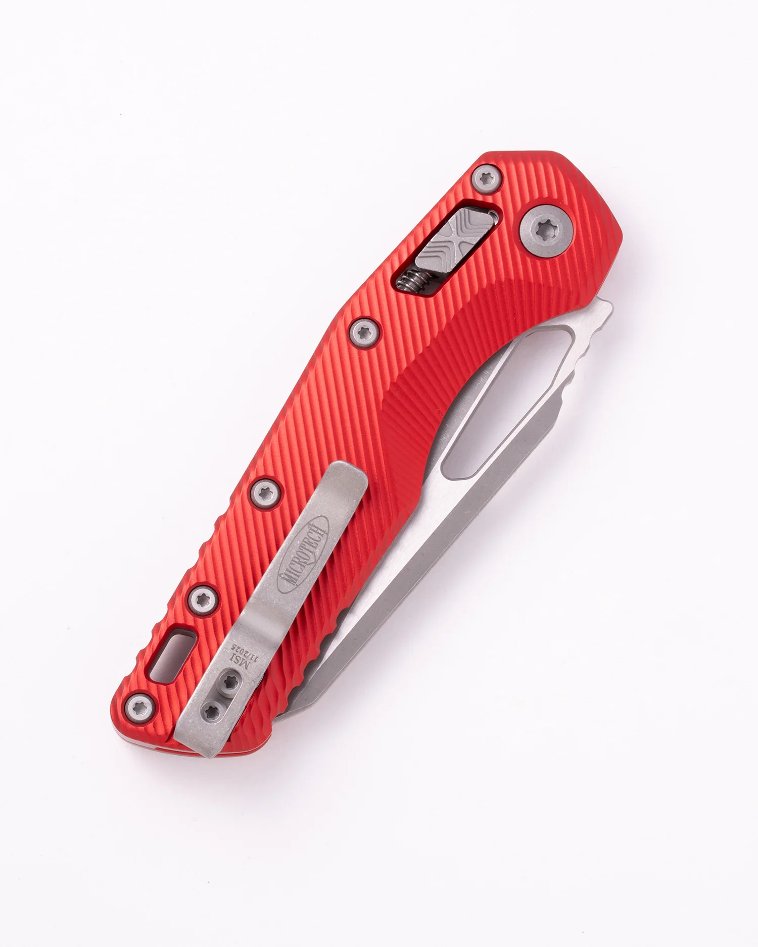 MSI® S/E Apocalyptic® Full Serrate Fluted Aluminum Red (210-12APFLRD) - Image 2
