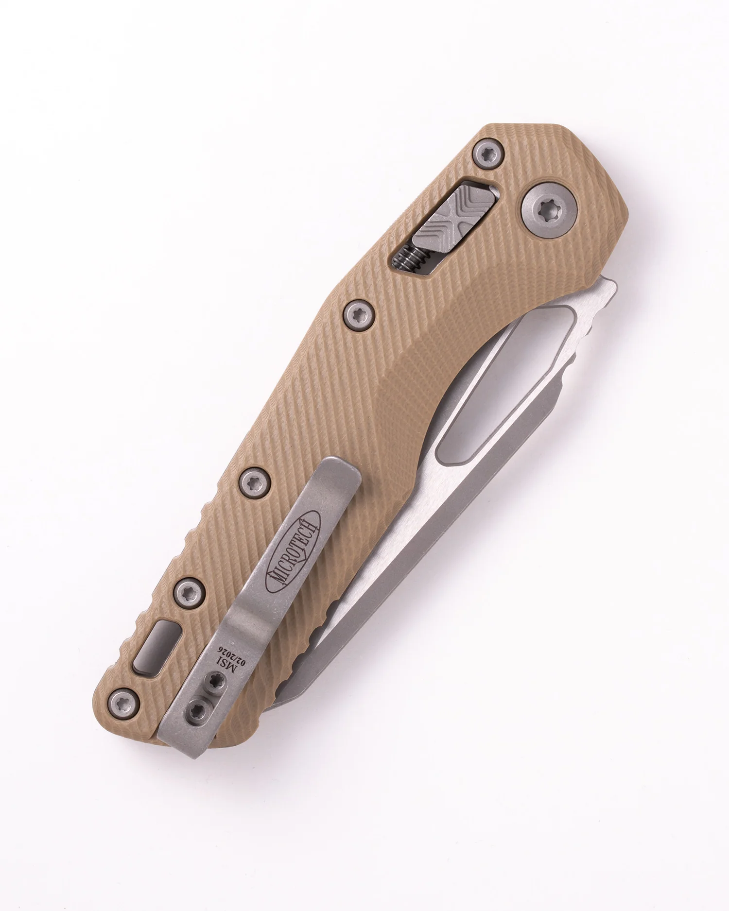 MSI® S/E Apocalyptic® Partial Serrated Fluted G-10 Tan (210-11APFLGTTA) - Image 2