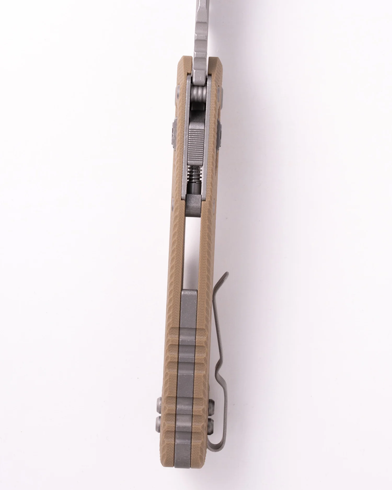 MSI® S/E Apocalyptic® Partial Serrated Fluted G-10 Tan (210-11APFLGTTA) - Image 3