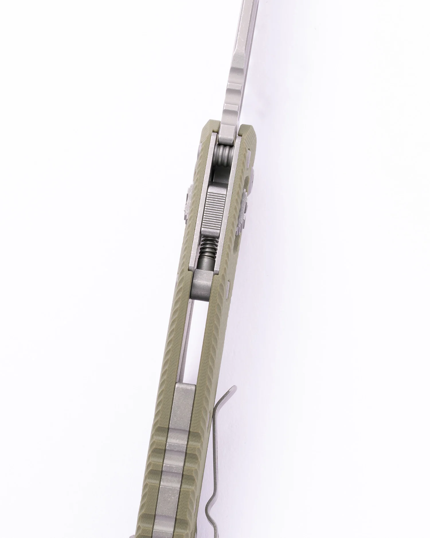 MSI® S/E Fluted G-10 OD Green Apocalyptic Partial Serrated (210-11APFLGTOD) - Image 3