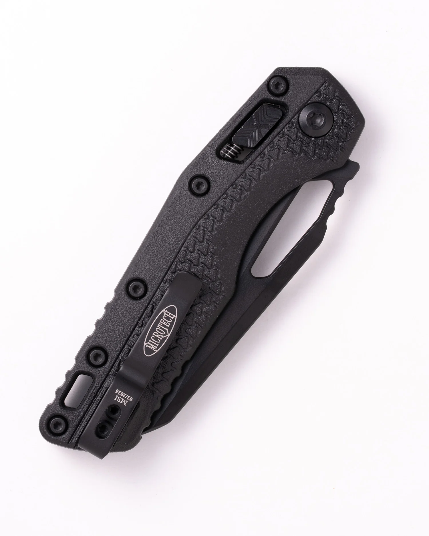 MSI® S/E Full Serrated Tri-Grip Polymer Black Tactical (210T-3TPM) - Image 2