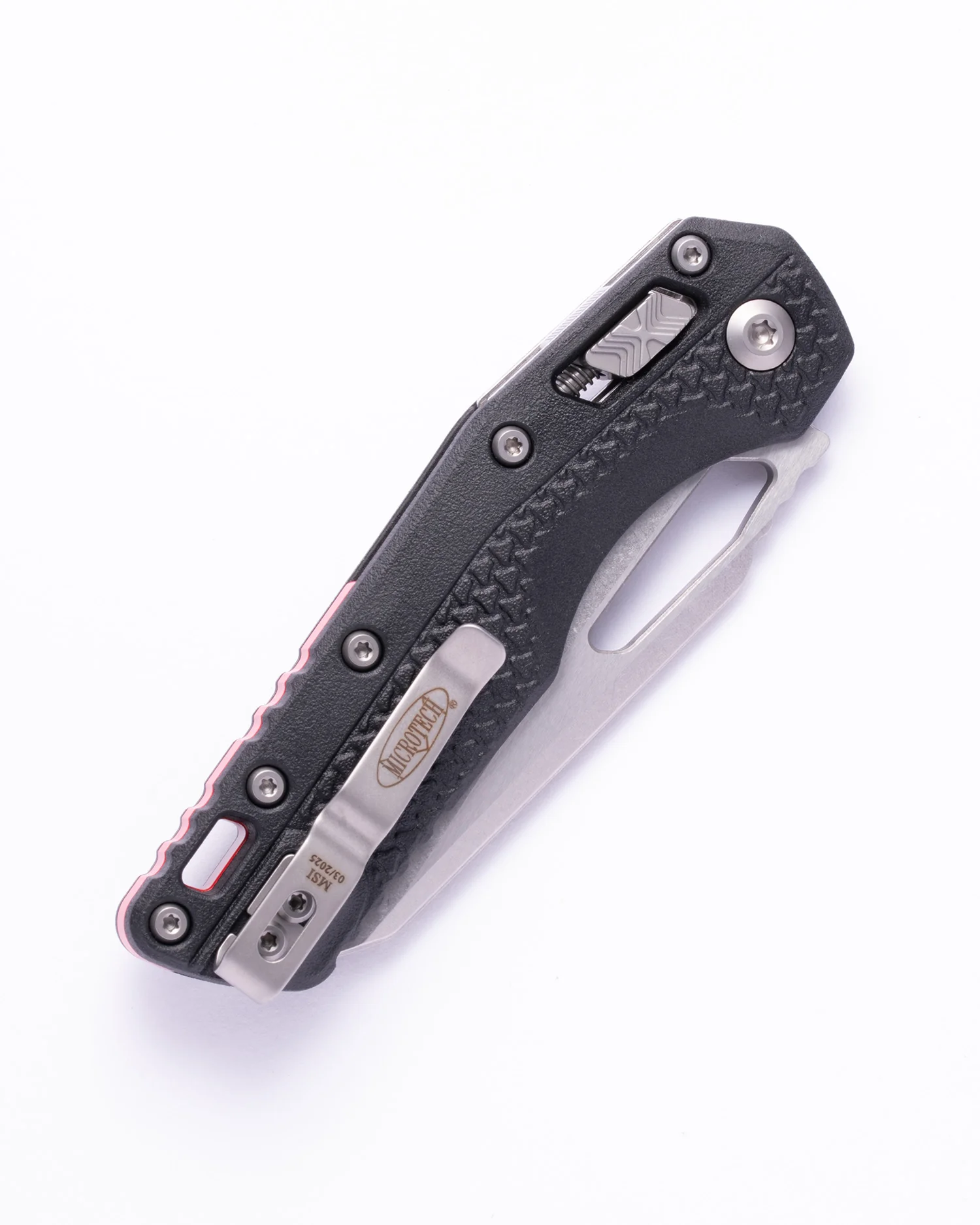 RED LINE MSI S/E STONEWASH STANDARD TRI GRIP POLYMER RED BACK STRAP (210T-10PMBK-A5) - Image 3