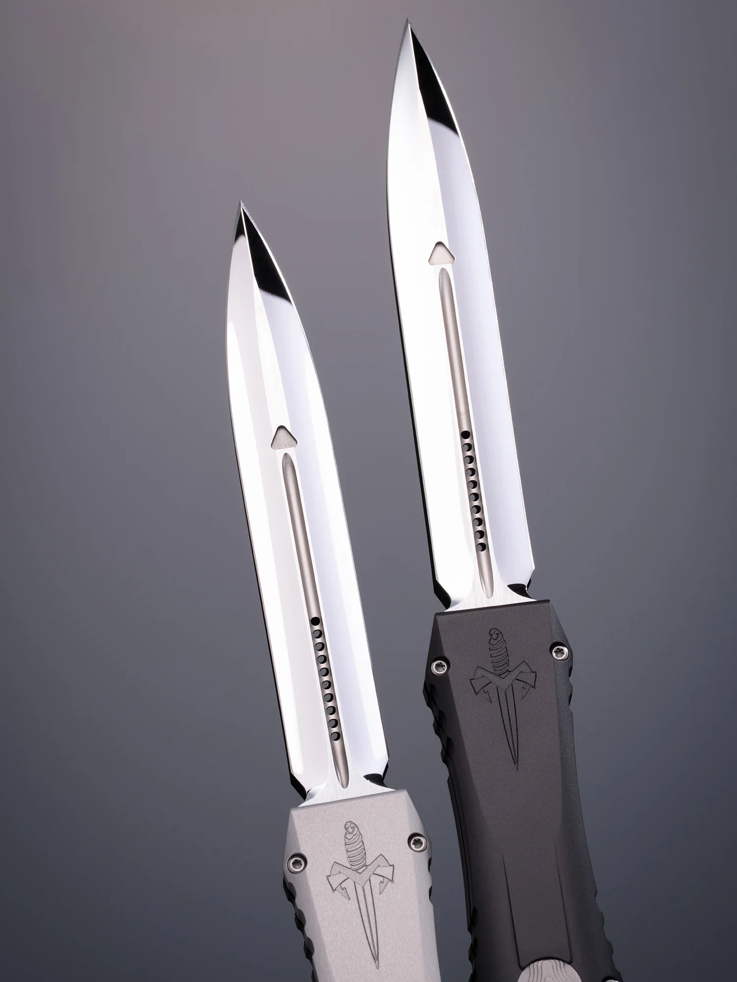 NEMESIS IV MIRROR POLISH NATURAL HARDCOAT ALLOY DOUBLE VAPOR BLAST HARDWARE - Image 2
