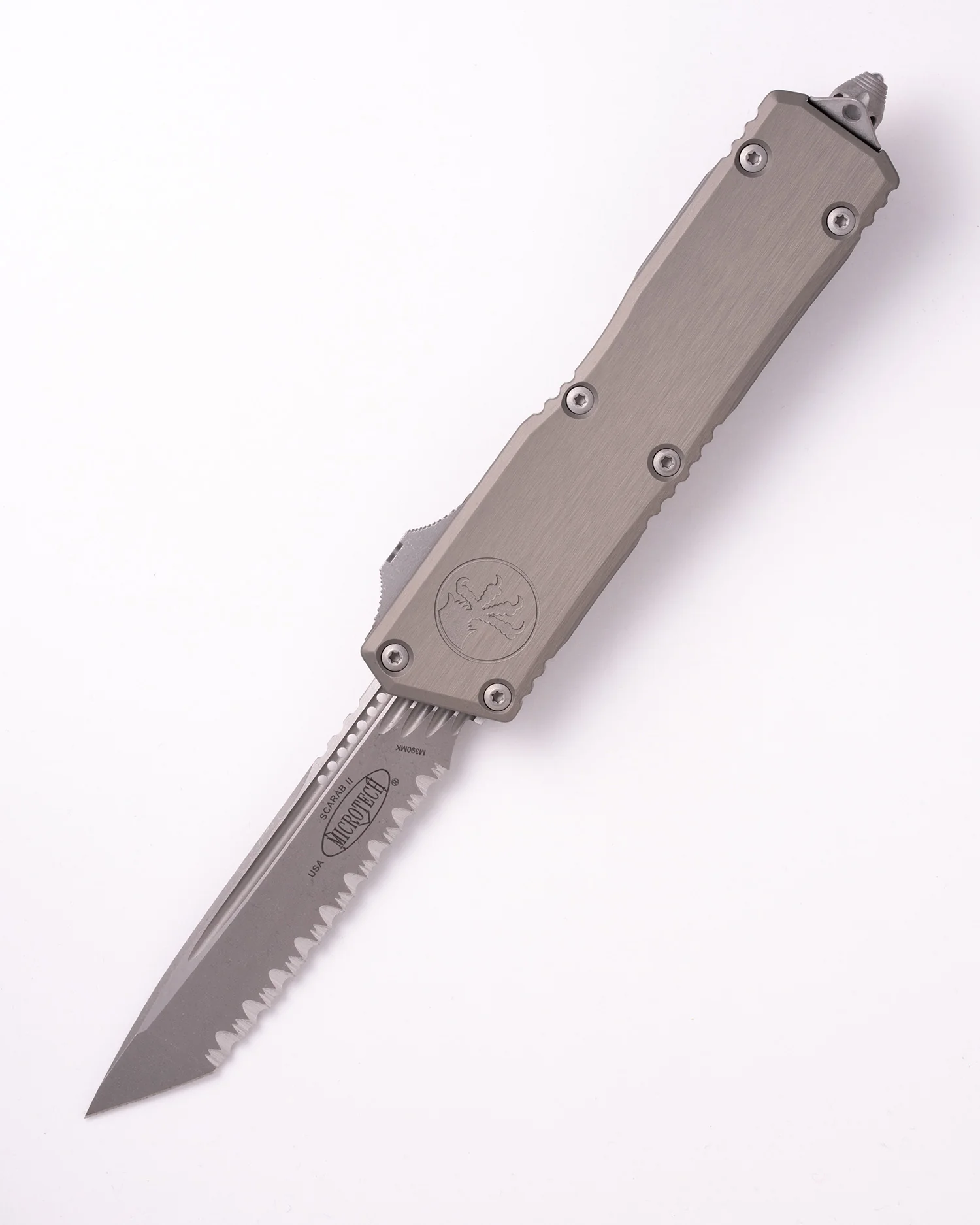 Scarab® II Gen III Executive T/E Apocalyptic Full Serrate Natural Clear (1177-12APNC)