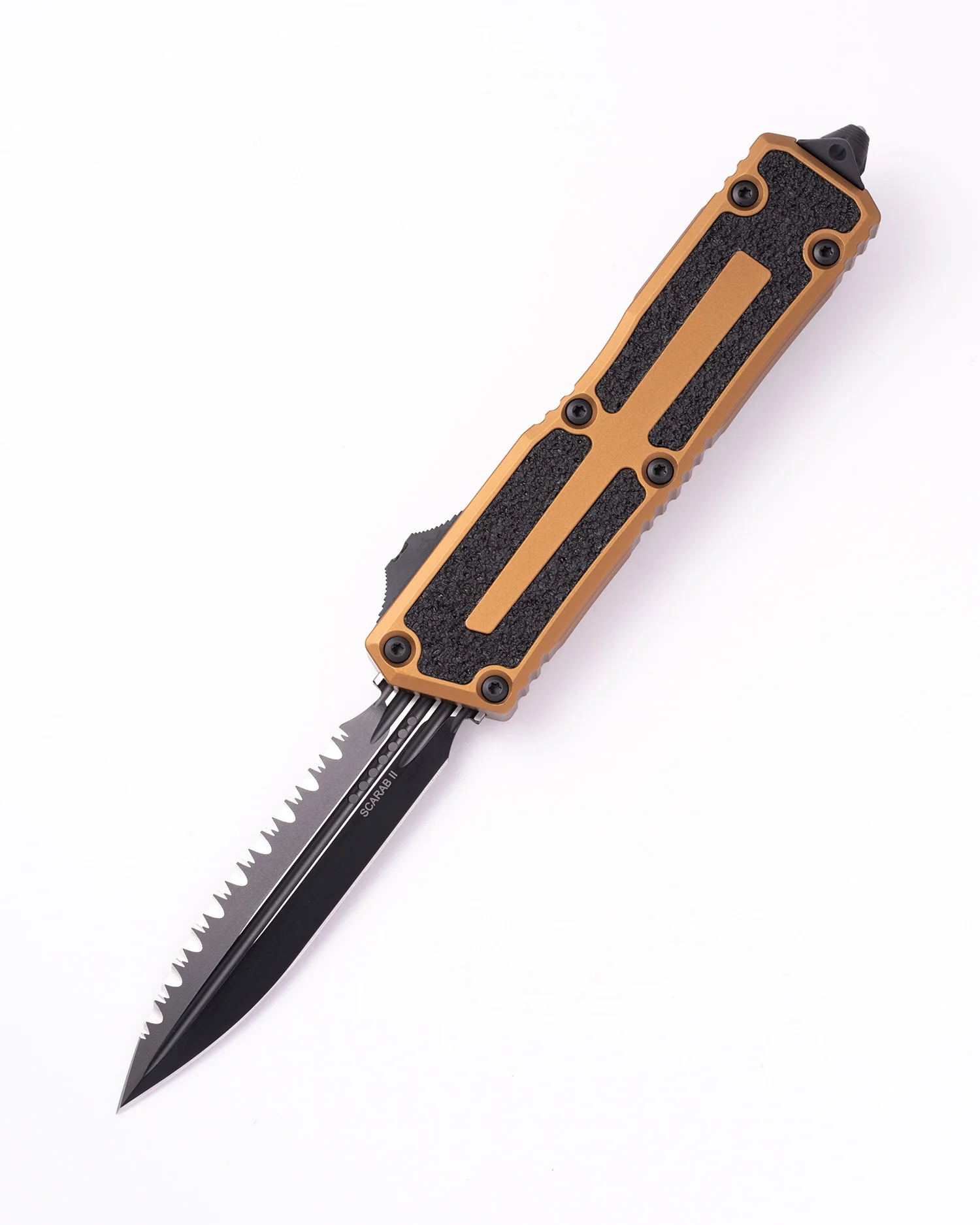 SCARAB II GEN III D/E BLACK FULL SERRATE TAN (1280-3TA)