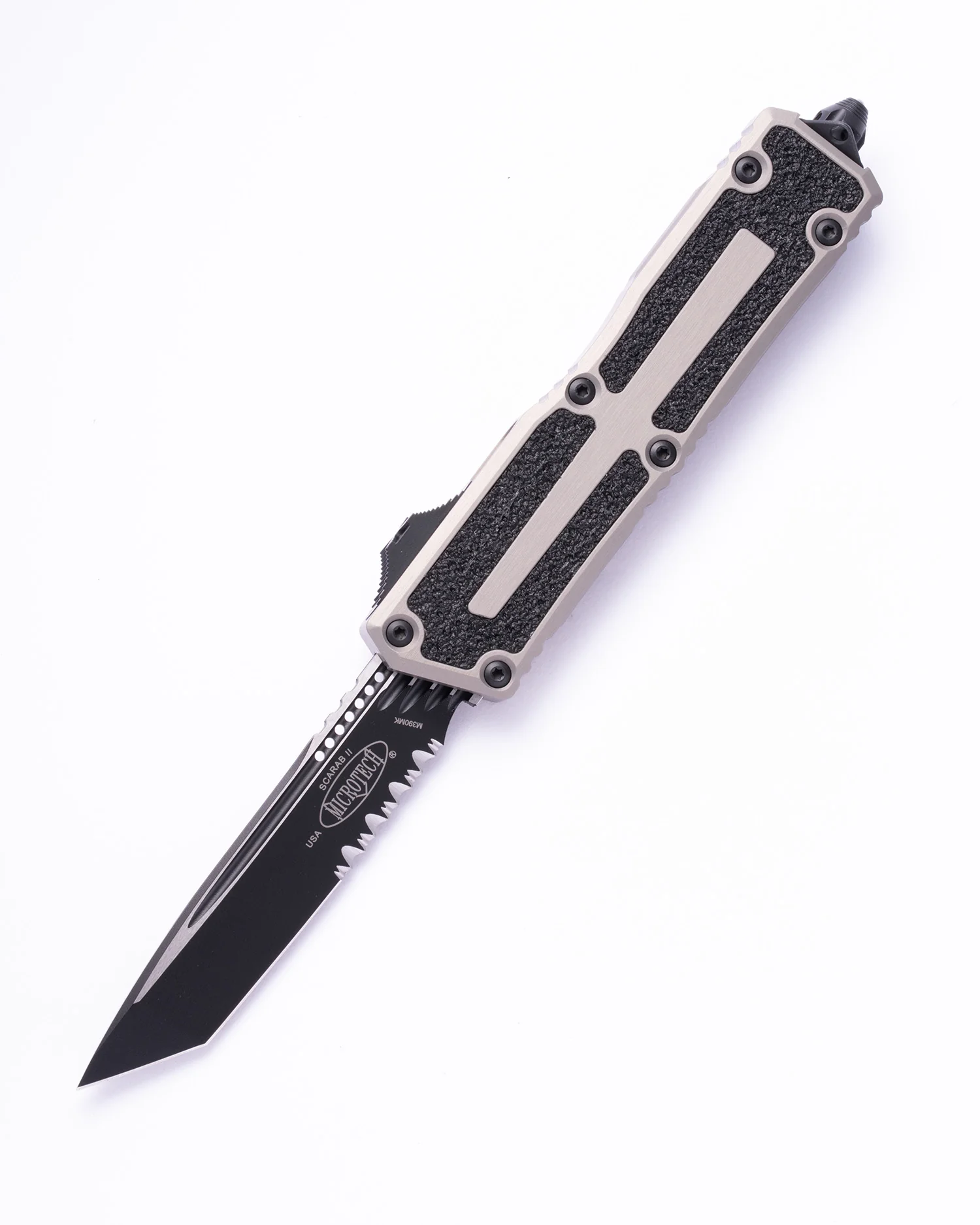 SCARAB II GEN III T/E BLACK PART SERRATE NATURAL CLEAR (1279-2NC)
