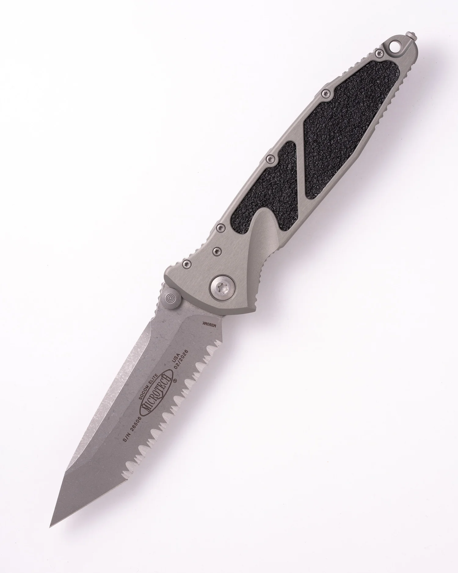 SOCOM® Elite Manual T/E Apocalyptic Full Serrate Natural Clear (161-12APNC)