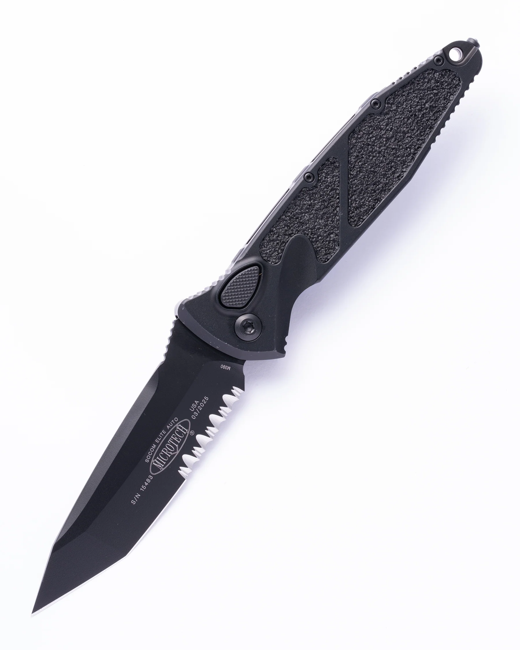 SOCOM ELITE AUTO T/E BLACKOUT PARTIAL SERRATED (161A-2T-X4) FACTORY SECOND