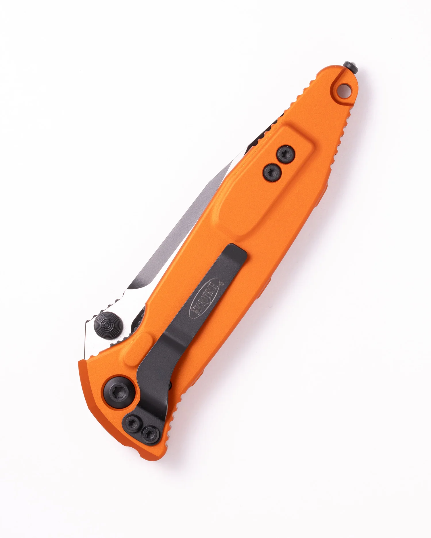 SOCOM ELITE MANUAL S/E BLACK PART SERRATE ORANGE TANGERINE (160-2OT) - Image 2