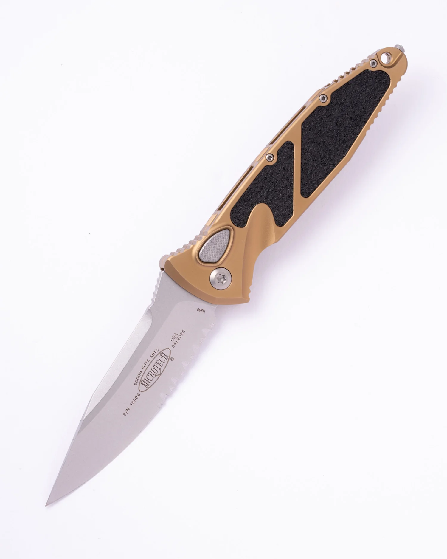 SOCOM ELITE S/E AUTO STONEWASH PARTIAL SERRATED TAN (160A-11TA)