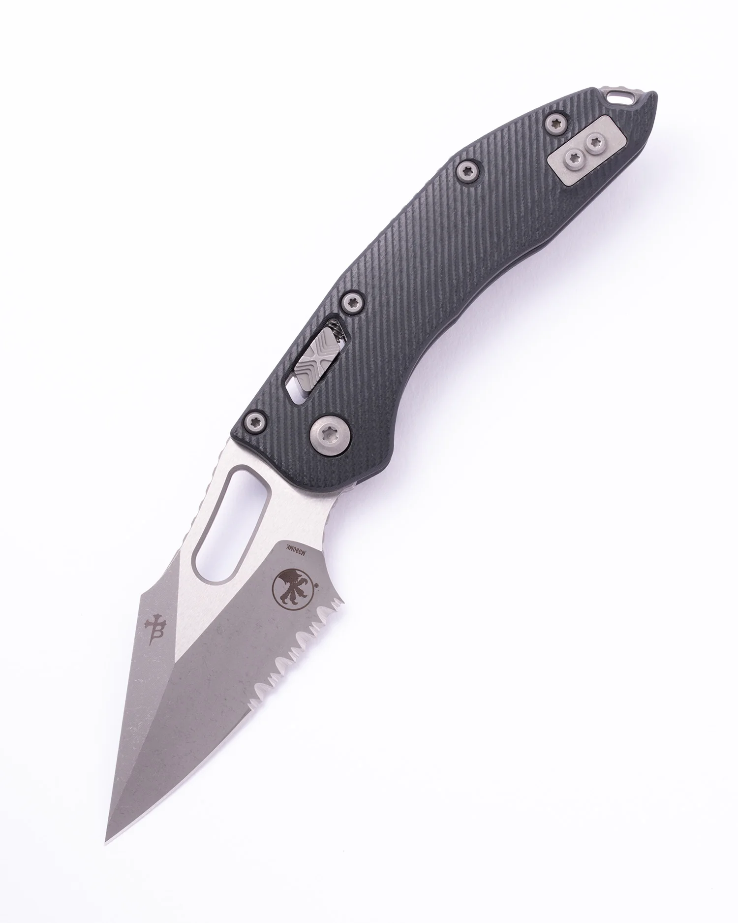 Stitch RAM-LOK™ Black Fluted G10 Apocalyptic Partial Serrated (169RL-11APFLGTBK)