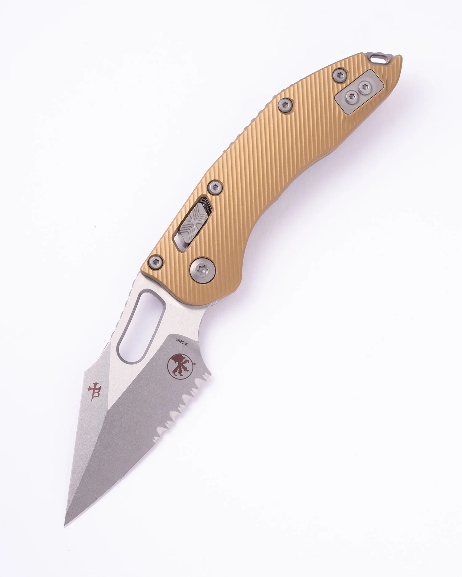 Stitch - RAM-LOK™ S/E Fluted Tan Stonewash Partial Serrated (169RL-11FLTA)