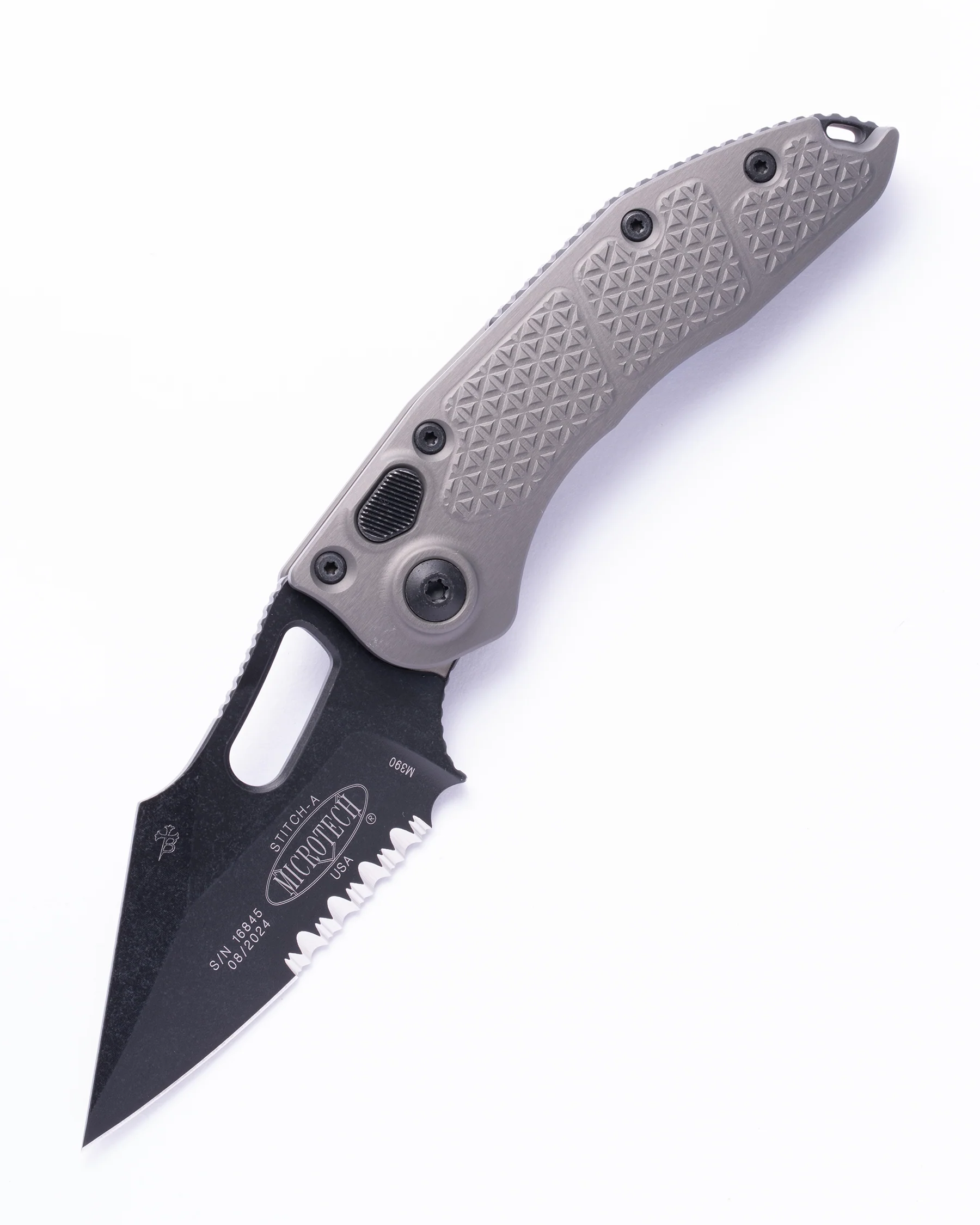 STITCH S/E BLACK APOCALYPTIC PART SERRATE NATURAL CLEAR (169-2APNC) FACTORY SECOND