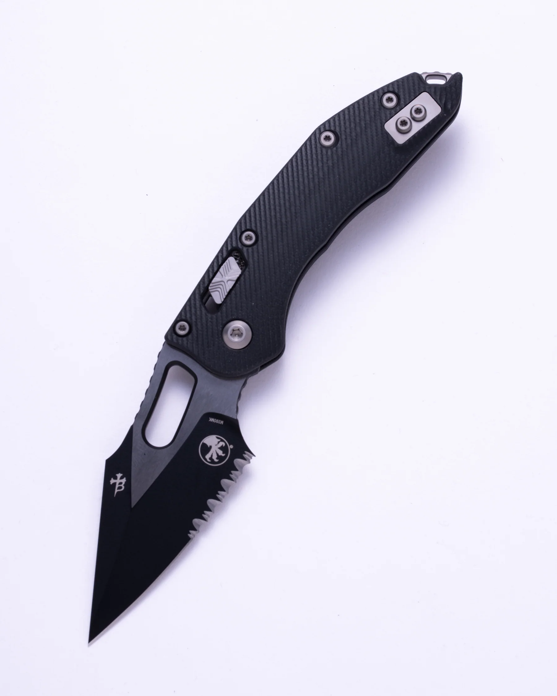 STITCH S/E RAM - LOK BLK PAINTED BLADE FLUTED G-10 BLACK PART SERR (169RL-2FLGTBK)