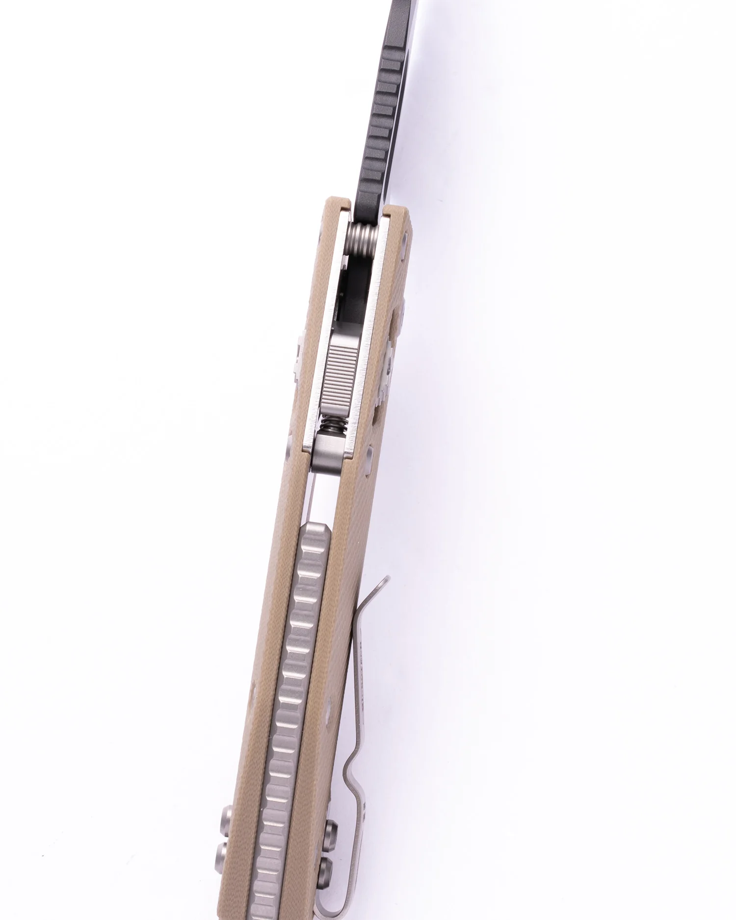 STITCH S/E RAM - LOK BLK PAINTED BLADE FLUTED G-10 TAN STD (169RL-1FLGTTA) - Image 3