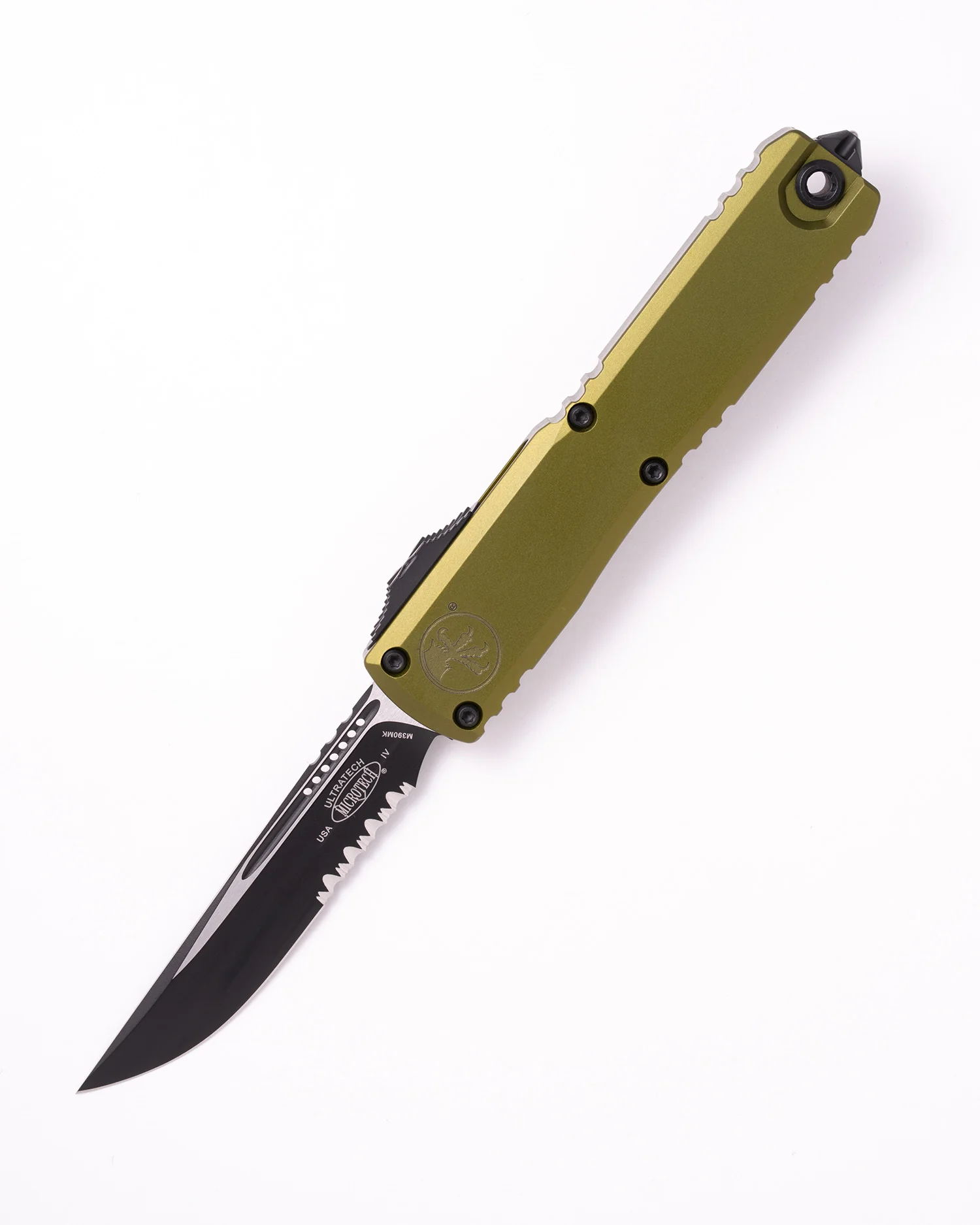 Ultratech Gen IV S/E Black Part Serrate OD Green (11214-2OD)