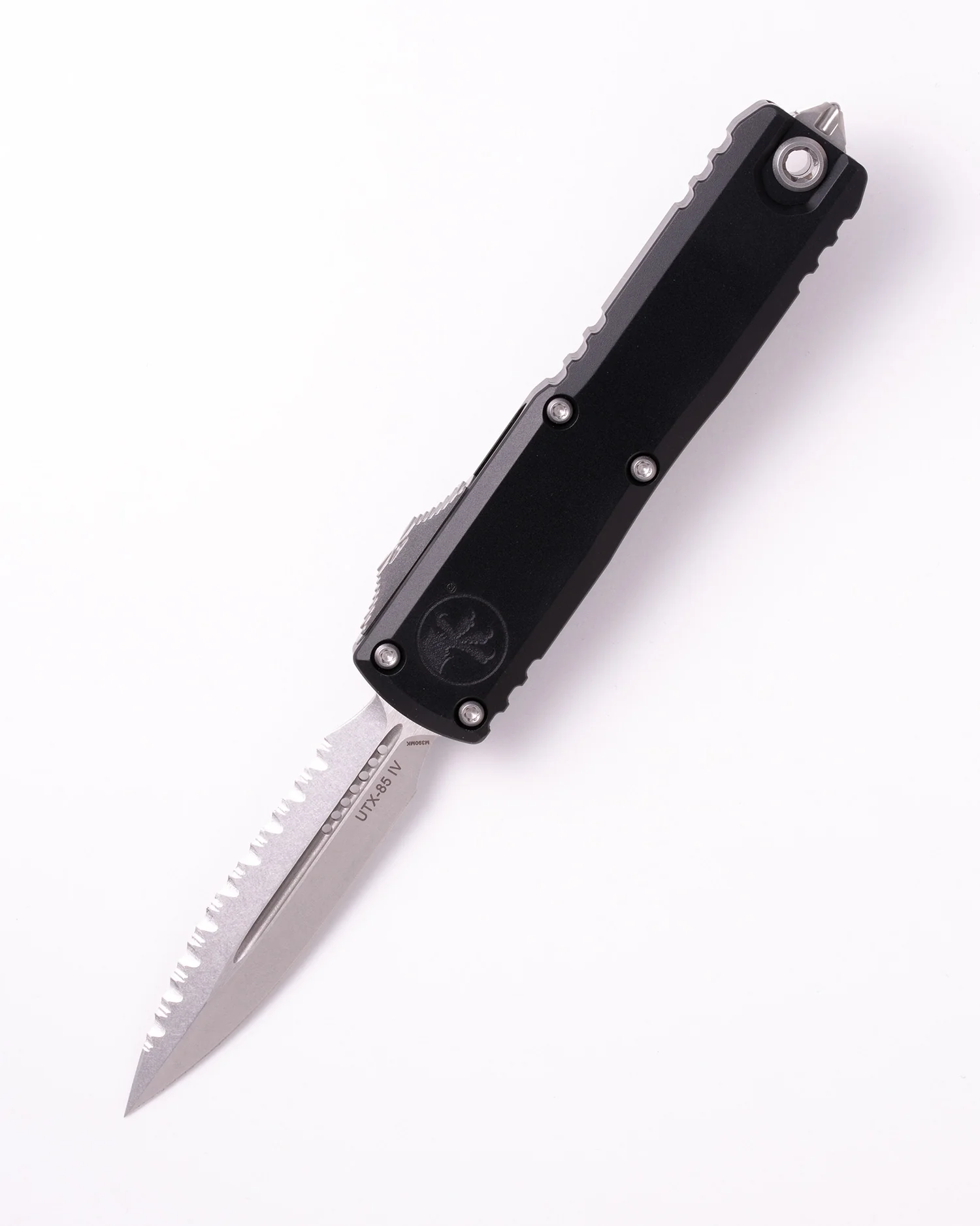 UTX-85 GEN IV D/E STONEWASH FULL SERRATE BLACK (12324-12)