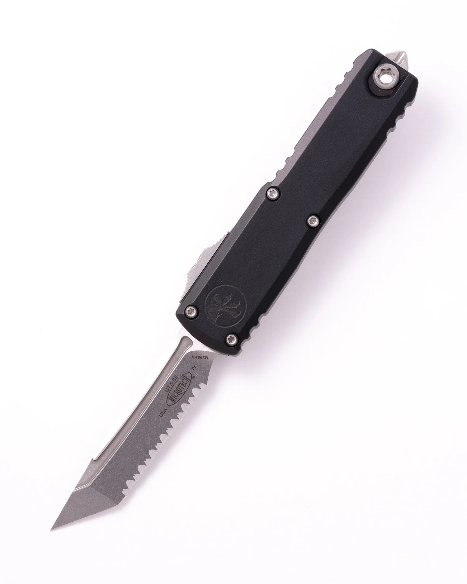 UTX-85 GEN IV T/E STONEWASH FULL SERRATE BLACK (12334-12)